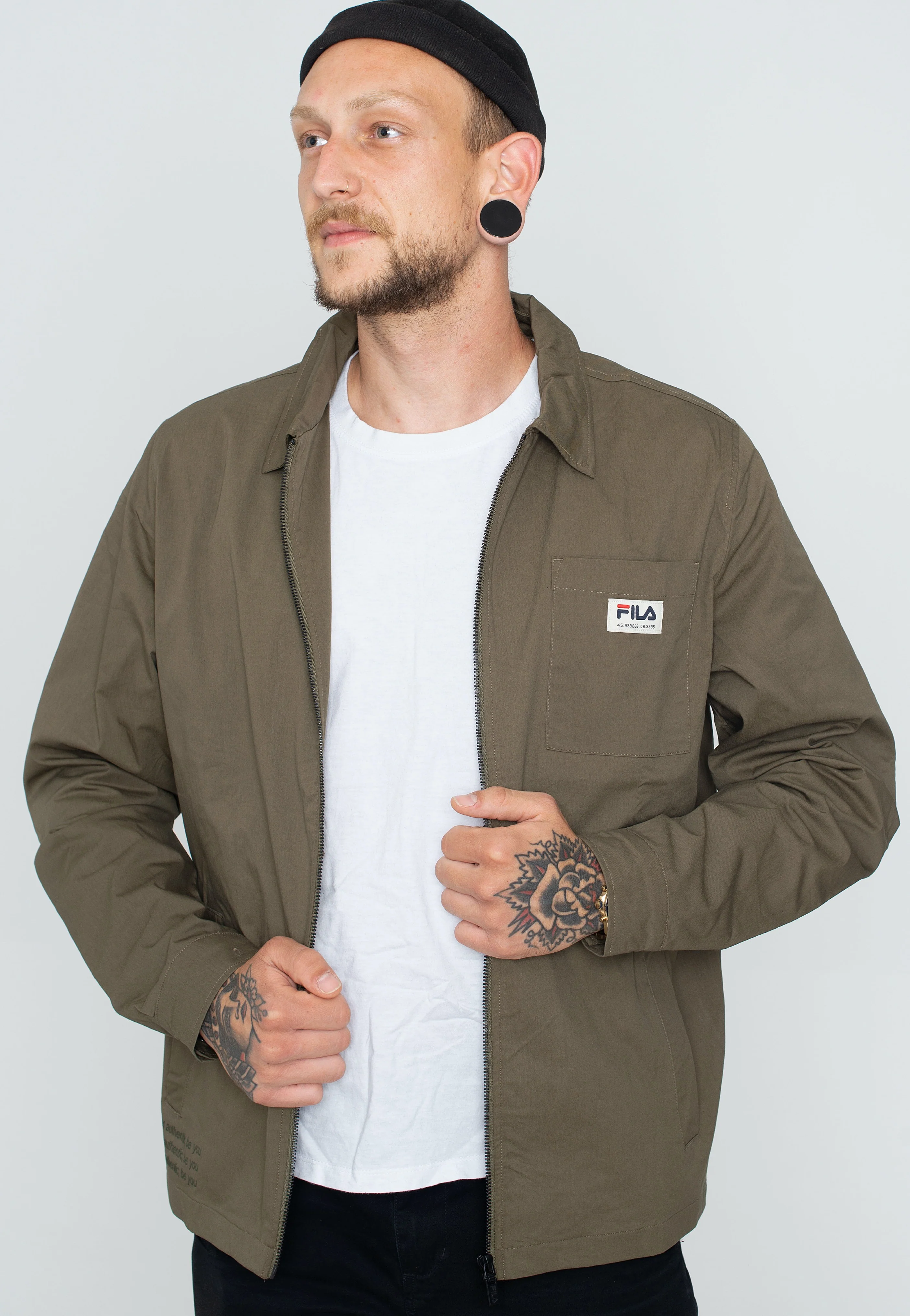 Fila - Termoli Coach Burnt Olive - Jacket - Image 3