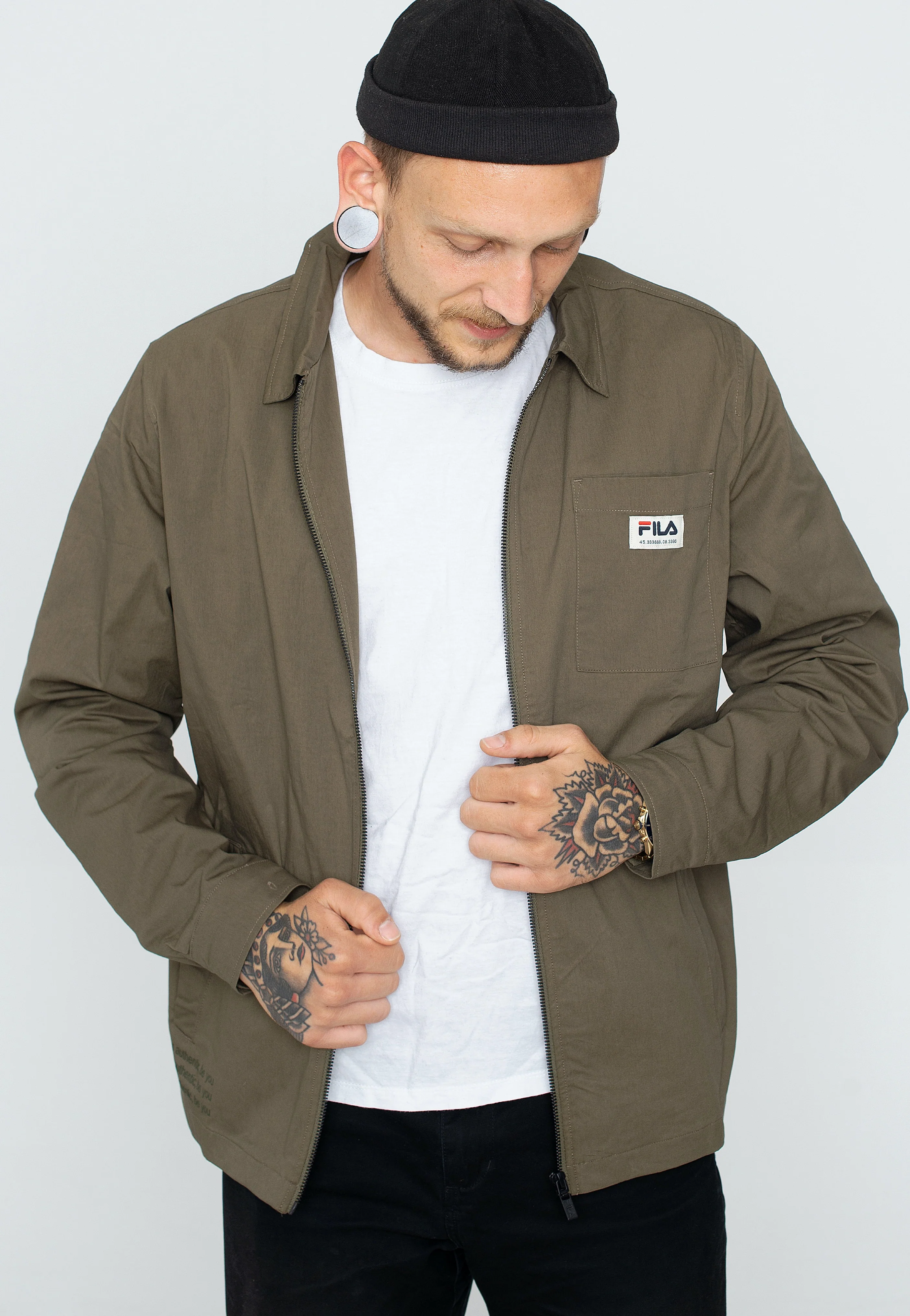 Fila - Termoli Coach Burnt Olive - Jacket - Image 4