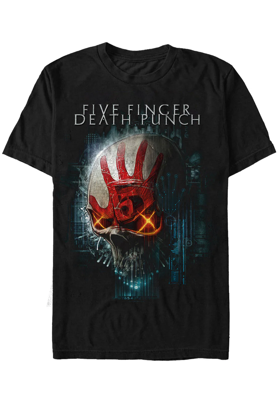 Five Finger Death Punch - Interface Skull - T-Shirt - Image 3