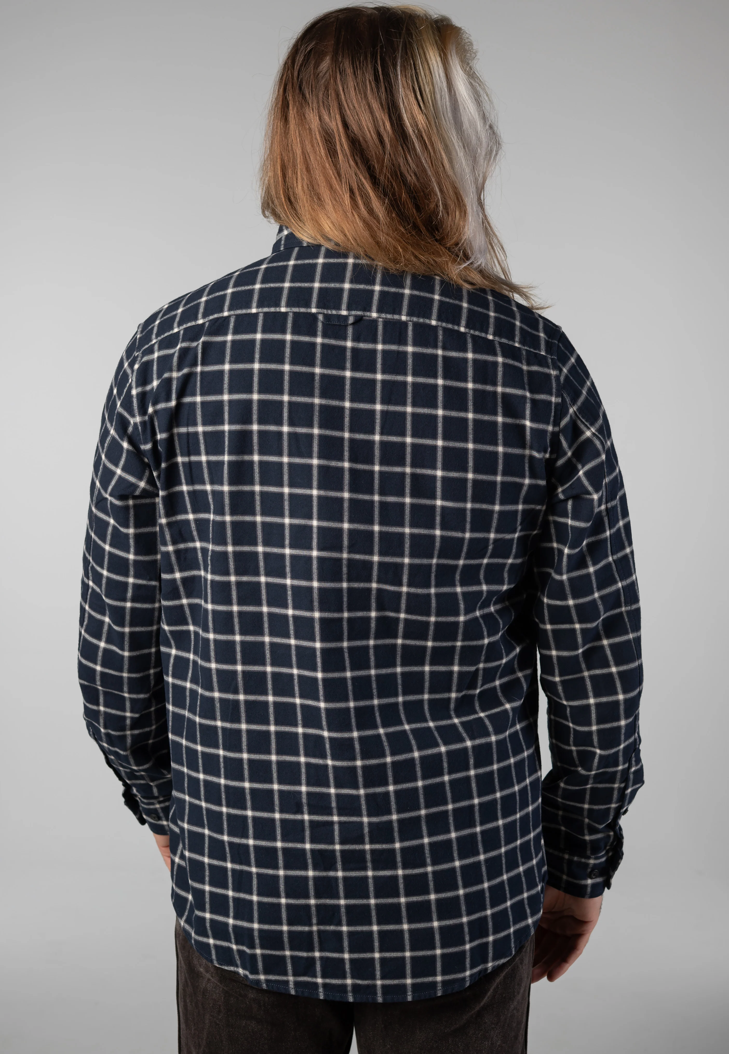 Fjällräven - Övik Flannel Dark Navy/Chalk White - Shirt - Image 2
