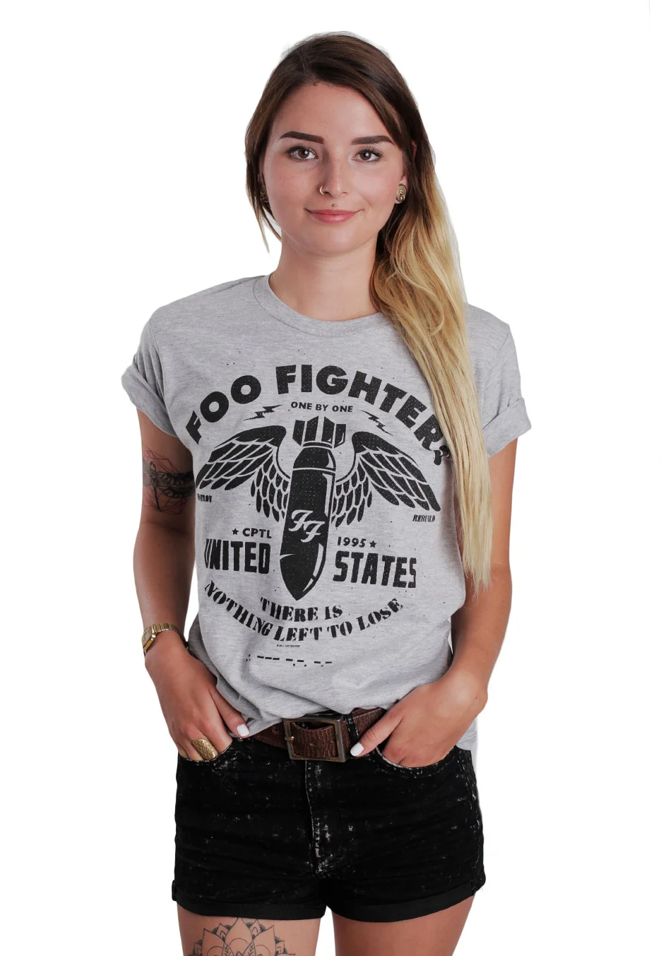 Foo Fighters - Nothing Left To Lose Heather Grey - T-Shirt - Image 5