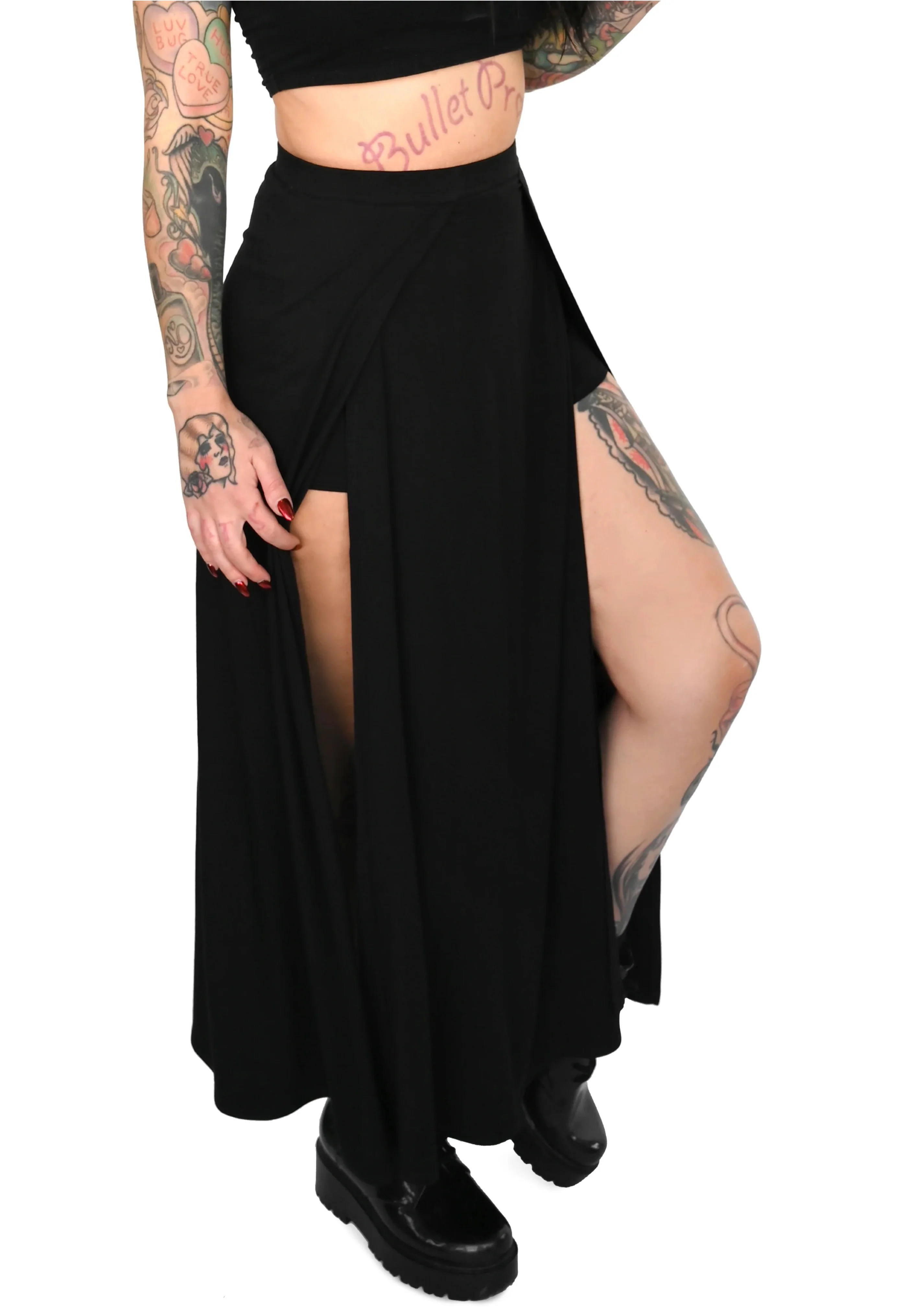 Foxblood - Darla Maxi with Built In Shorts - Skirt - Image 2