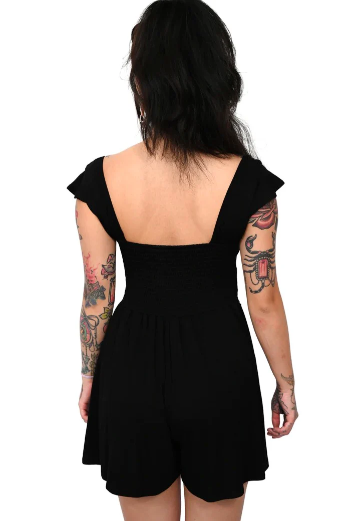 Foxblood - Darling Romper Black - Jumpsuit - Image 3