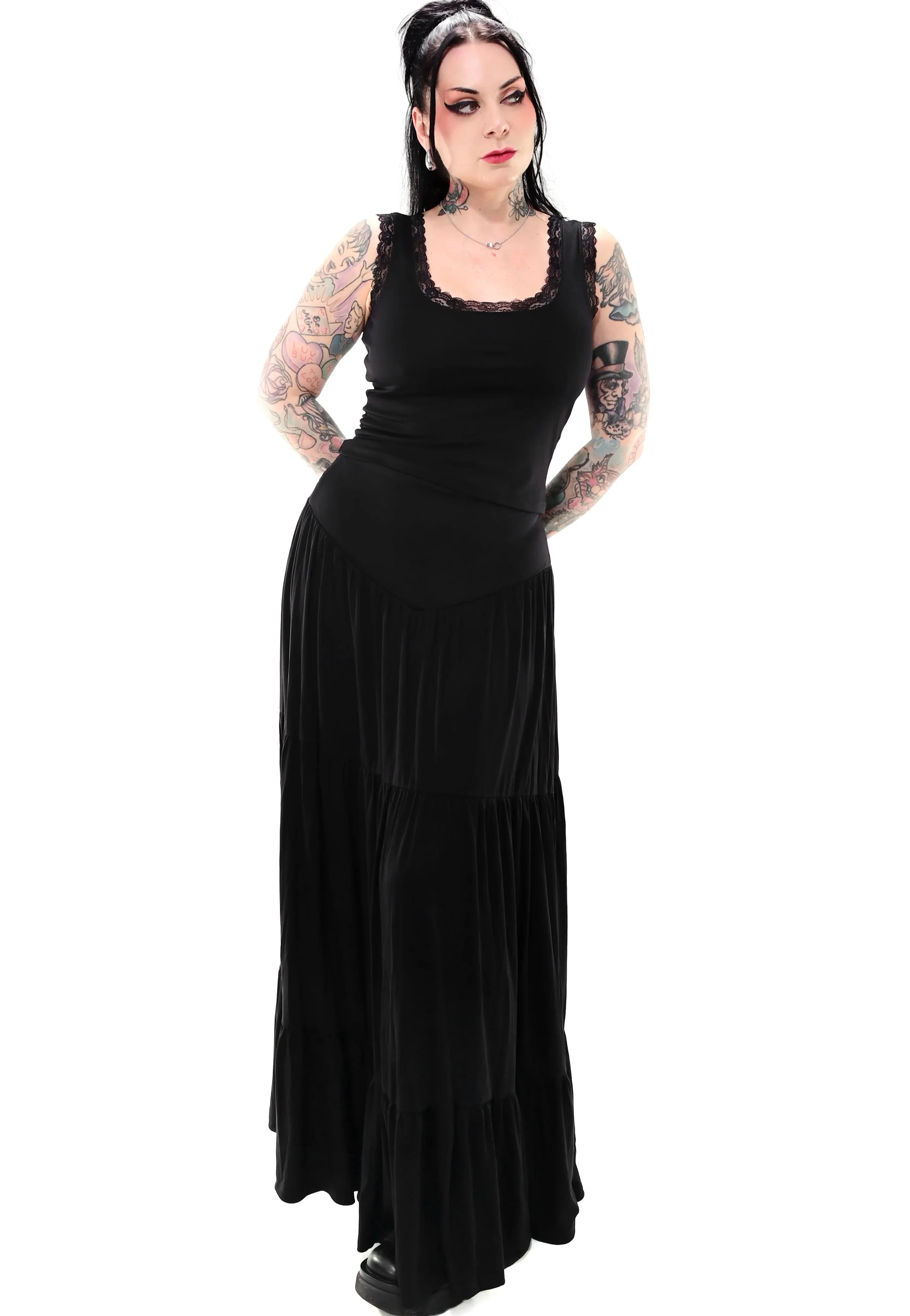 Foxblood - Savannah Maxi Black - Skirt - Image 2