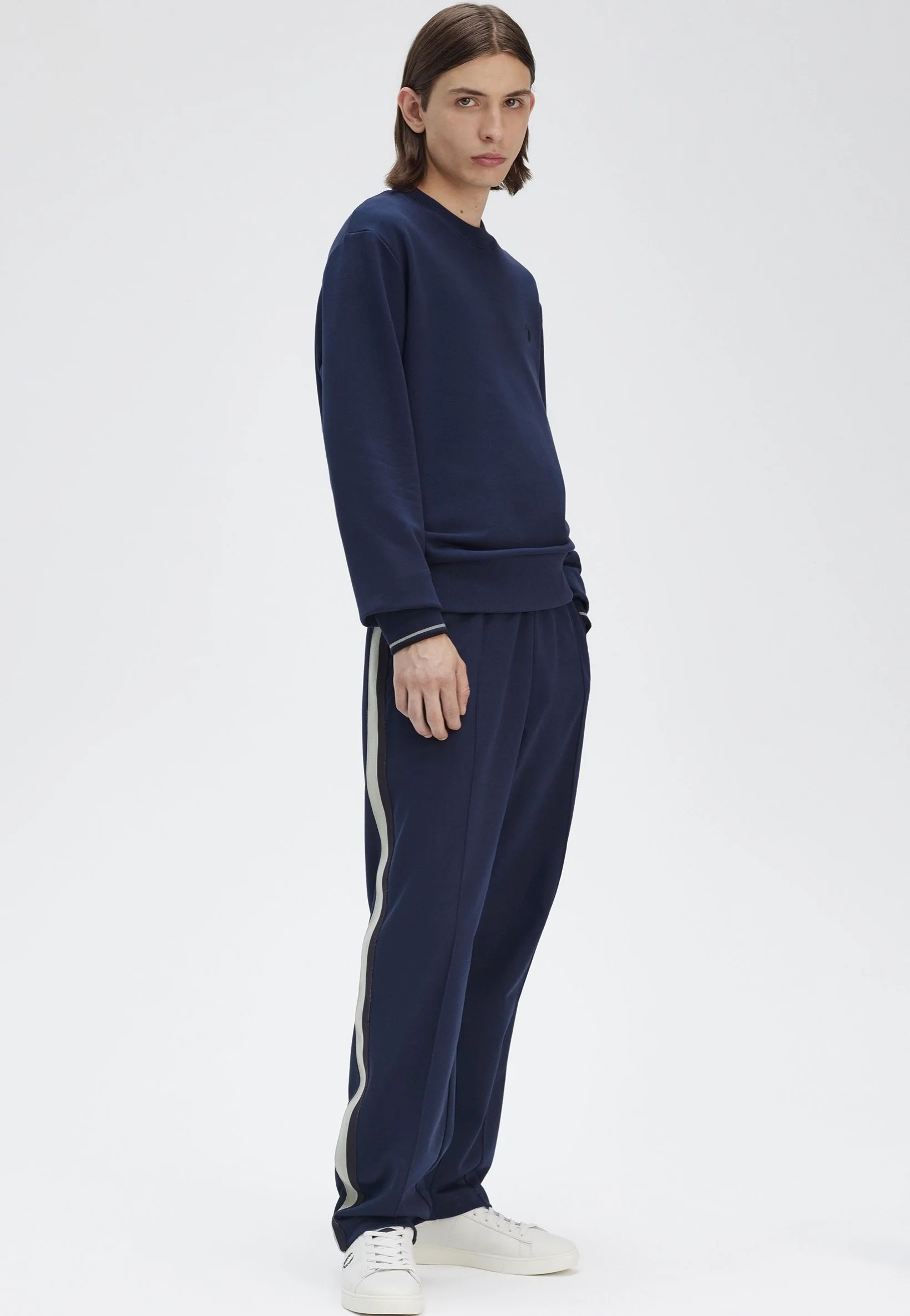 Fred Perry - Crew Neck Tennis Blue - Sweater - Image 3