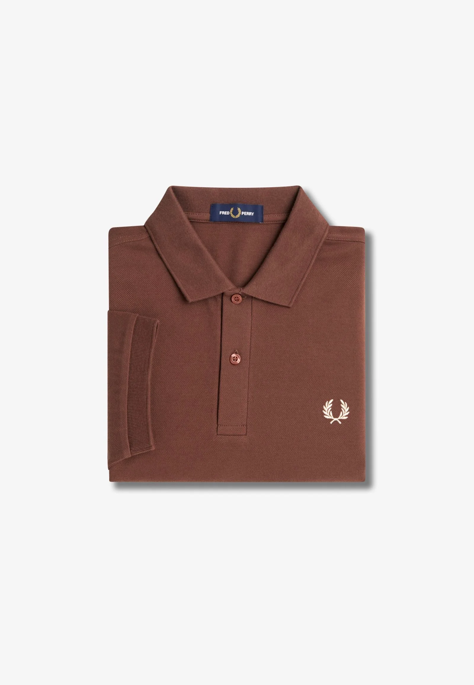 Fred Perry - Plain Whisky Brown/Porridge Marl - Polo - Image 9
