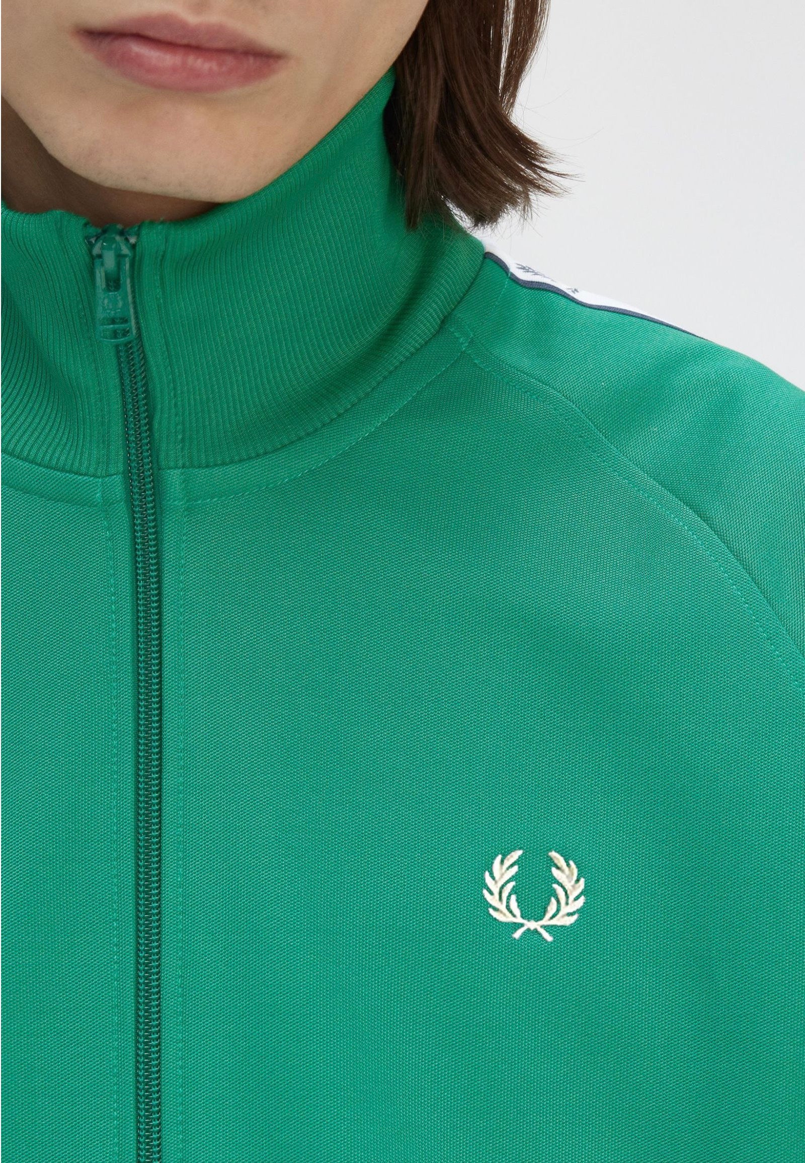 Fred Perry - Taped Track Label Green - Track Jacket - Image 7