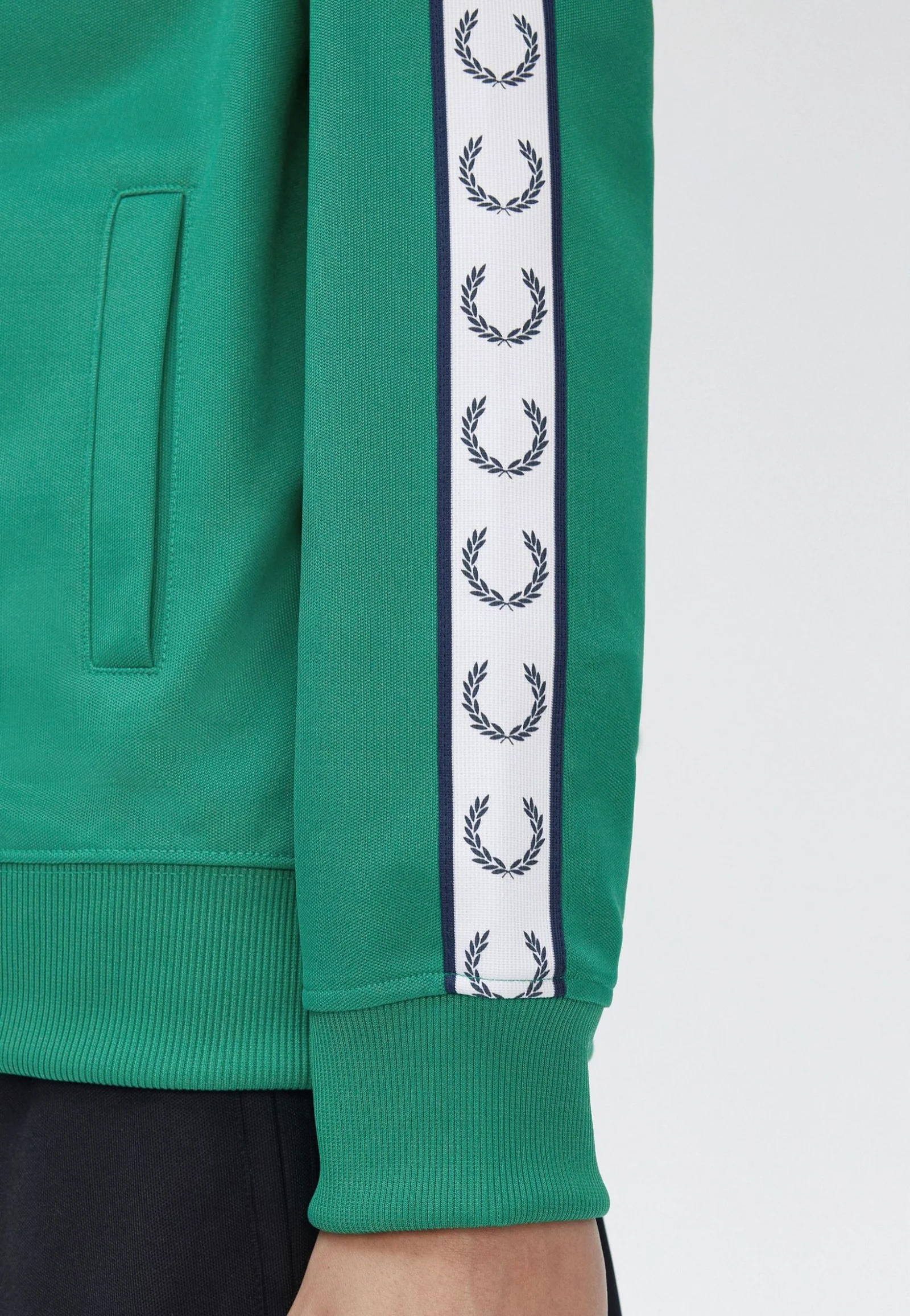 Fred Perry - Taped Track Label Green - Track Jacket - Image 8
