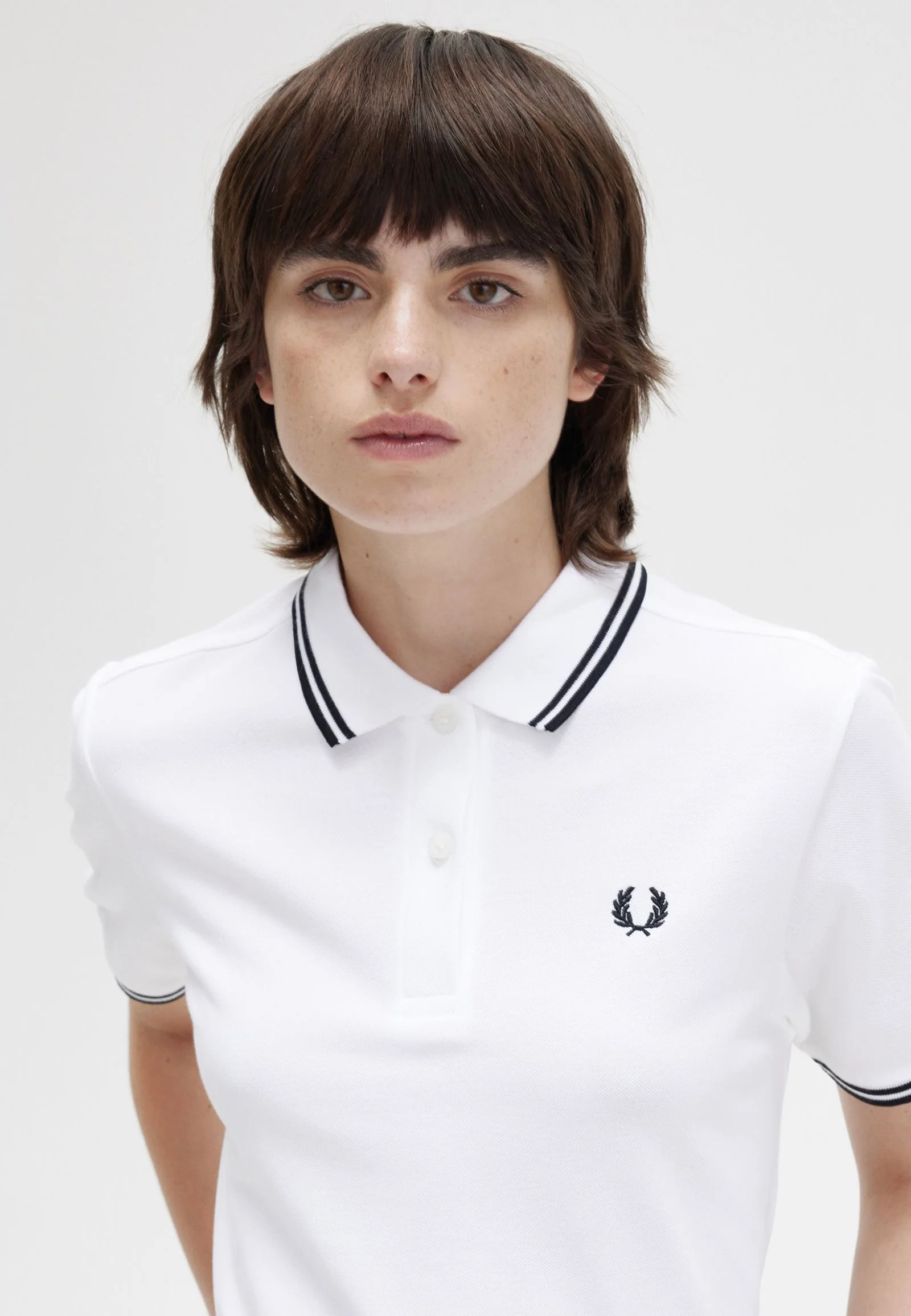 Fred Perry - Twin Tipped White - Polo - Image 2