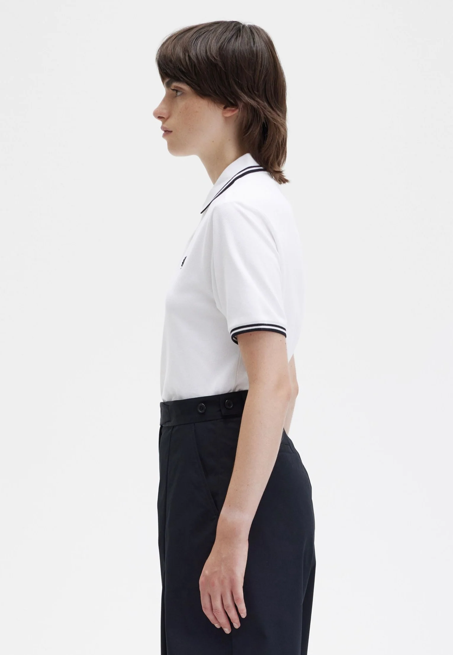 Fred Perry - Twin Tipped White - Polo - Image 5