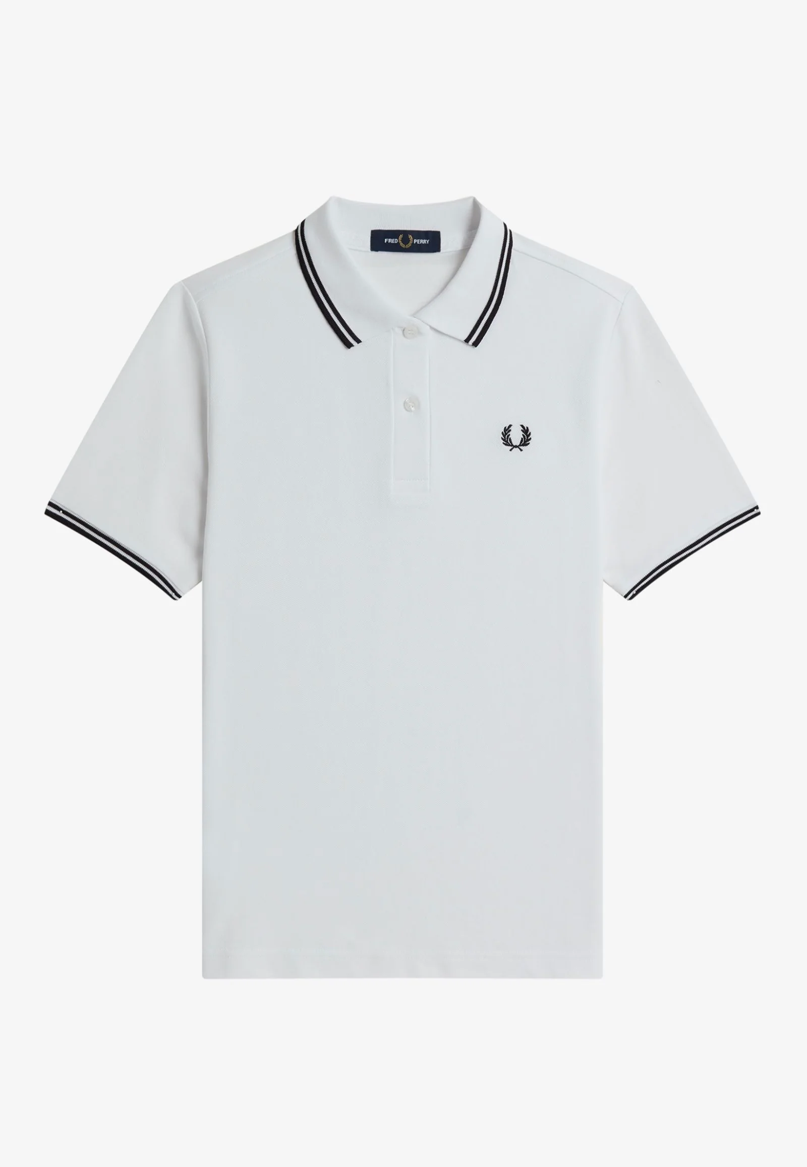 Fred Perry - Twin Tipped White - Polo - Image 6