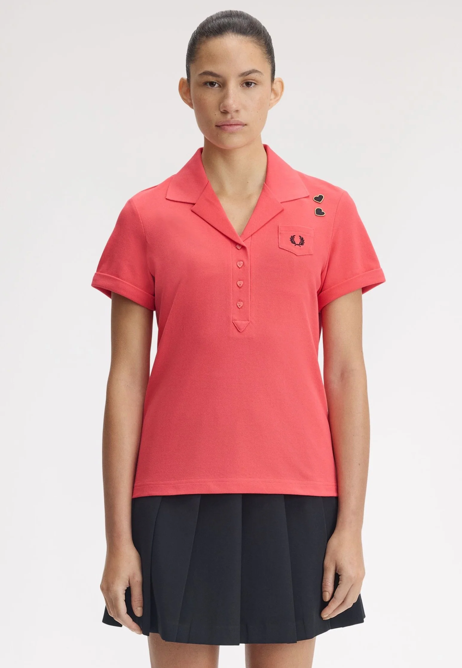 Fred Perry x Amy Winehouse - Pocket Detail Flamingo Tan - Polo