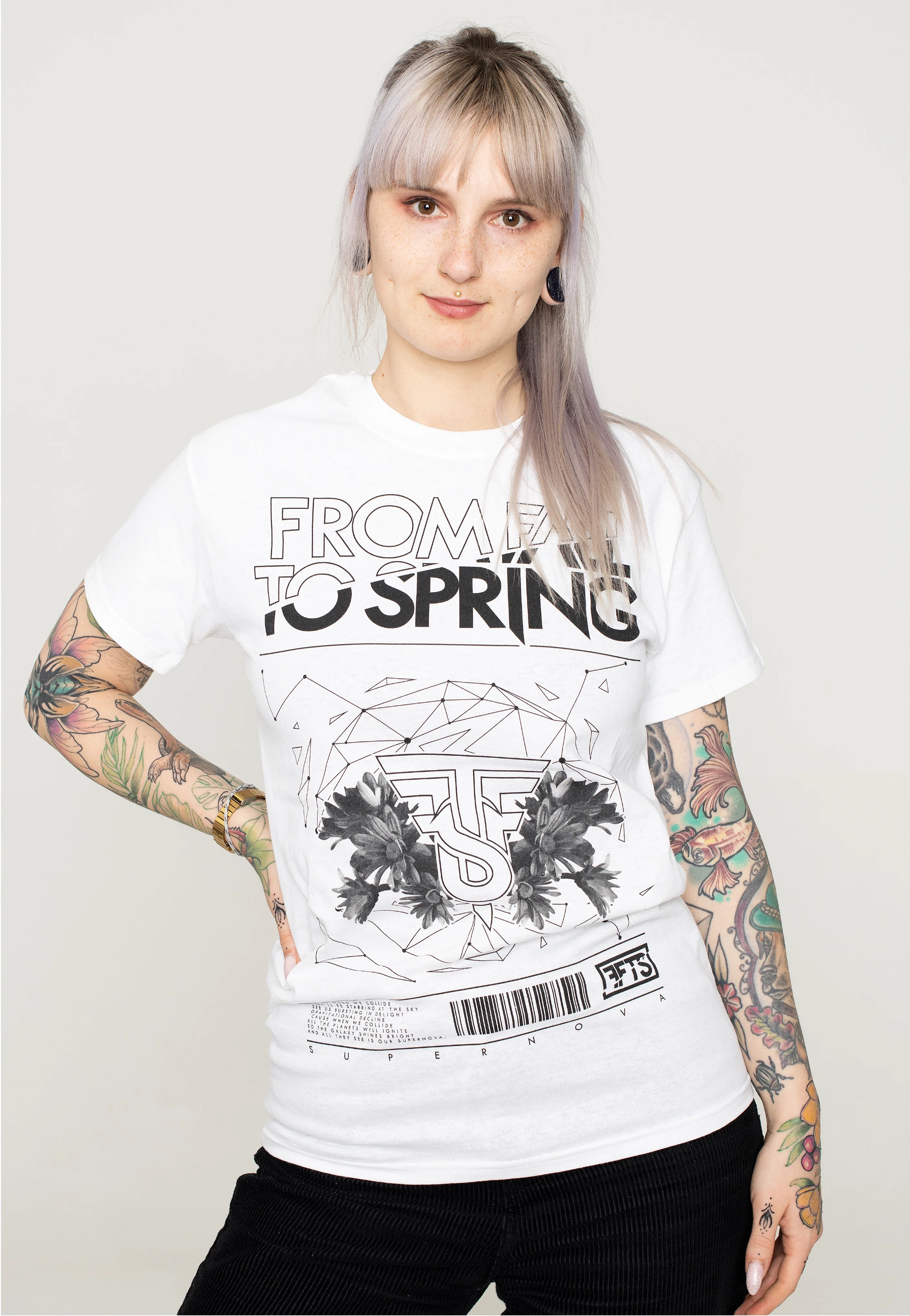 From Fall To Spring - Supernova White - T-Shirt - Image 5