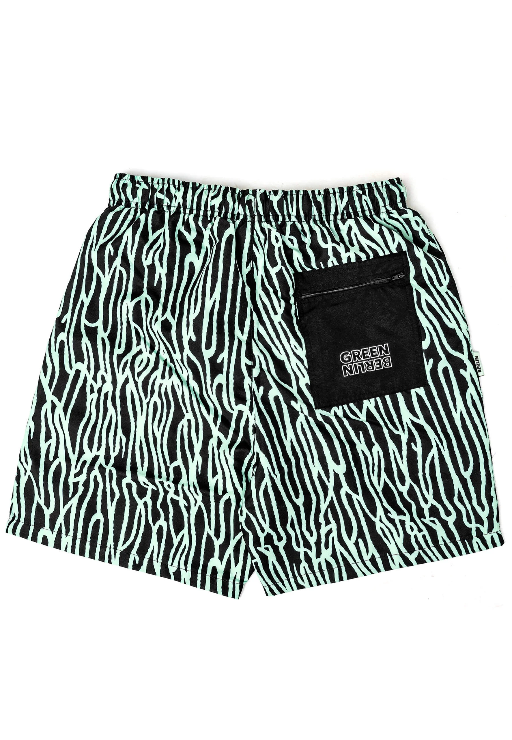Green Berlin - Coral Green Schwarz/Mintgrün - Board Shorts - Image 9