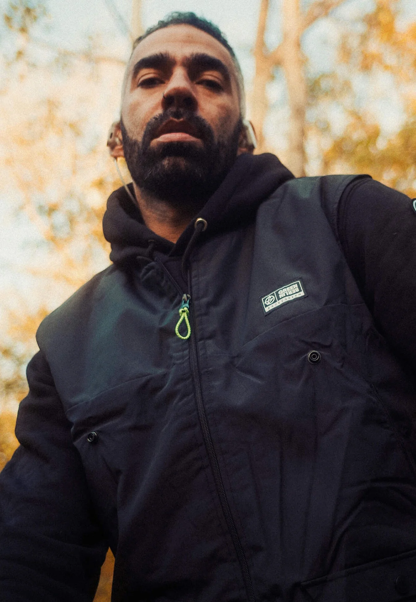 Green Berlin - Govest Rain Black - Jacket - Image 3