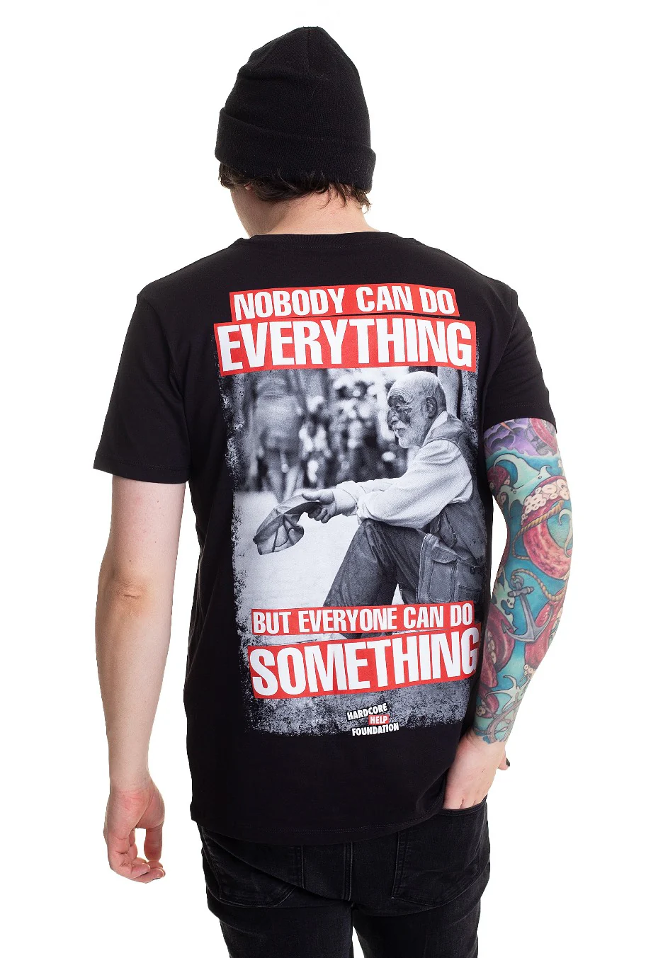 Hardcore Help Foundation - Nobody - T-Shirt - Image 4
