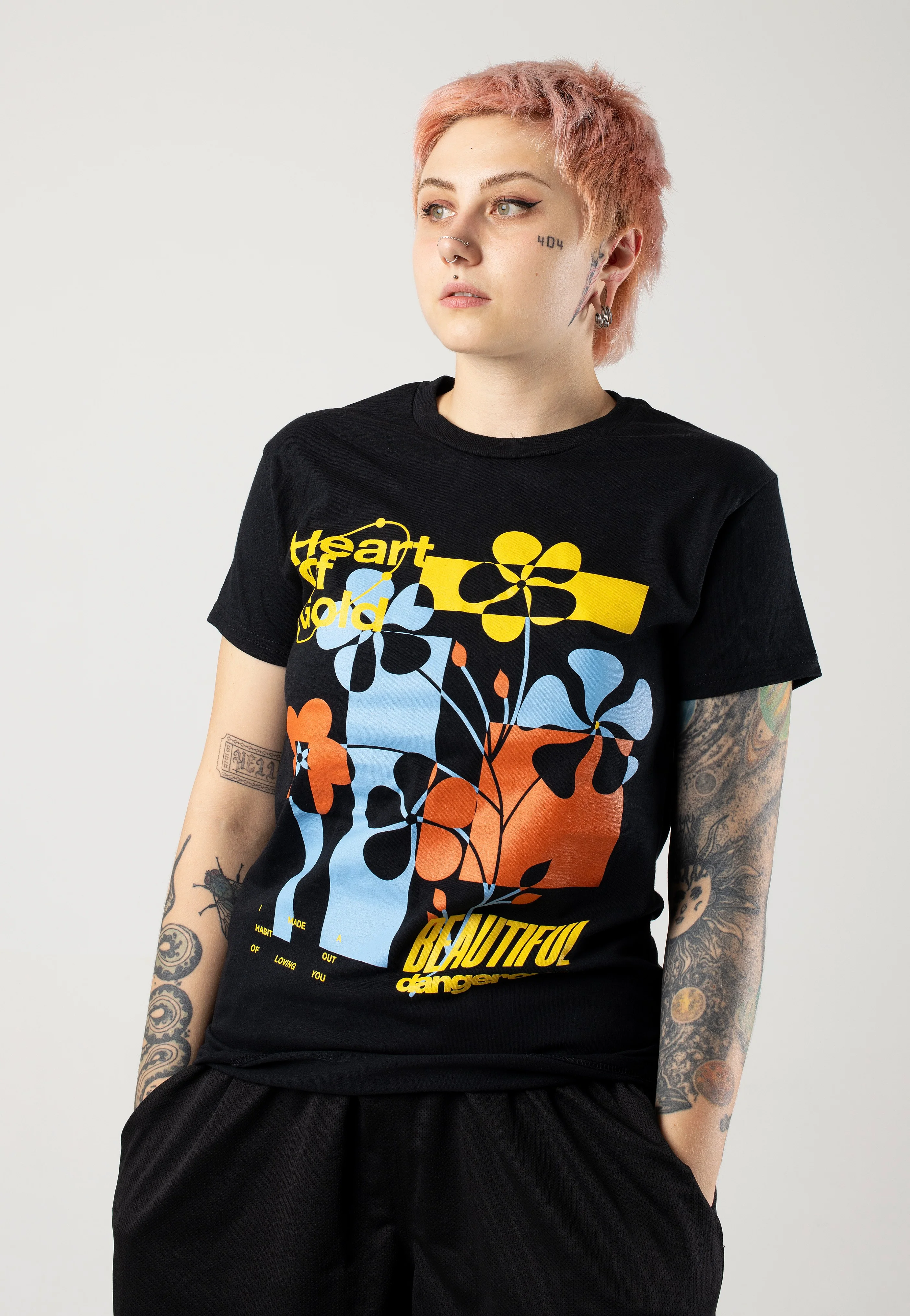 Heart Of Gold - Flowers - T-Shirt - Image 5