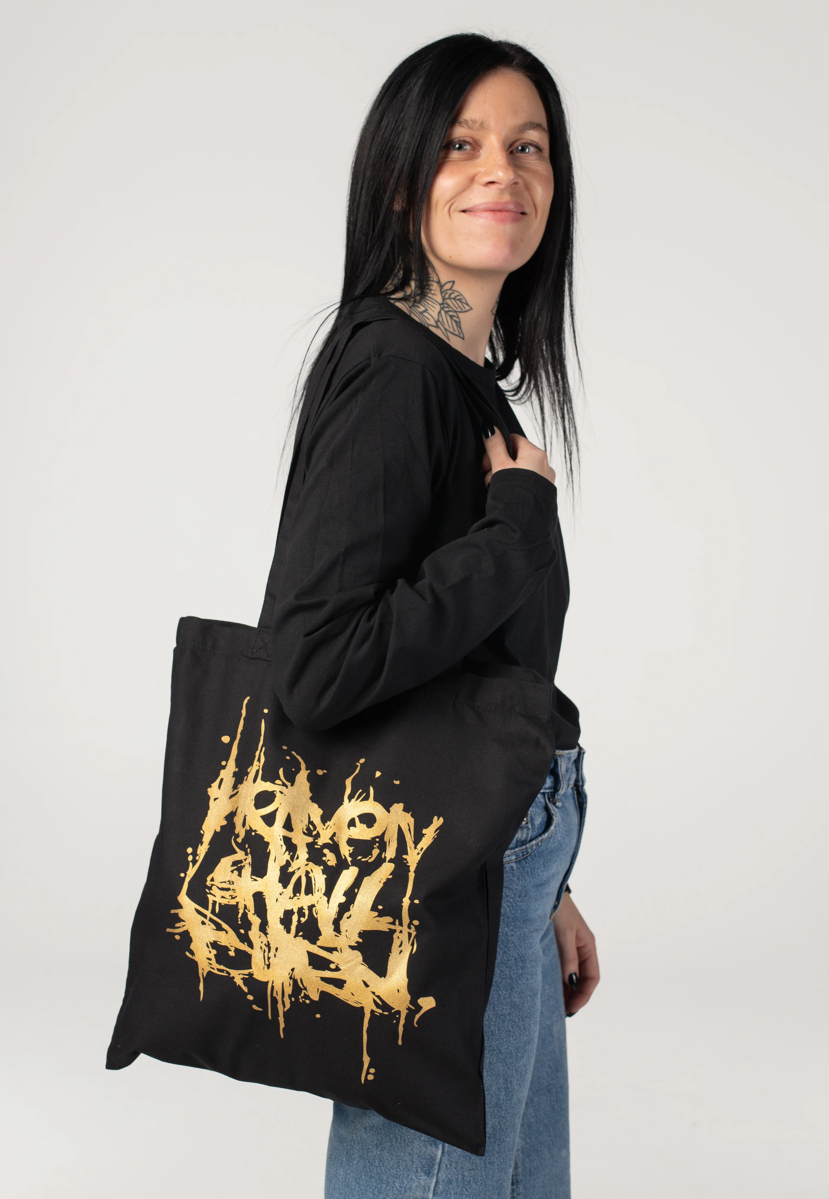 Heaven Shall Burn - Gold Logo - Tote Bag - Image 4