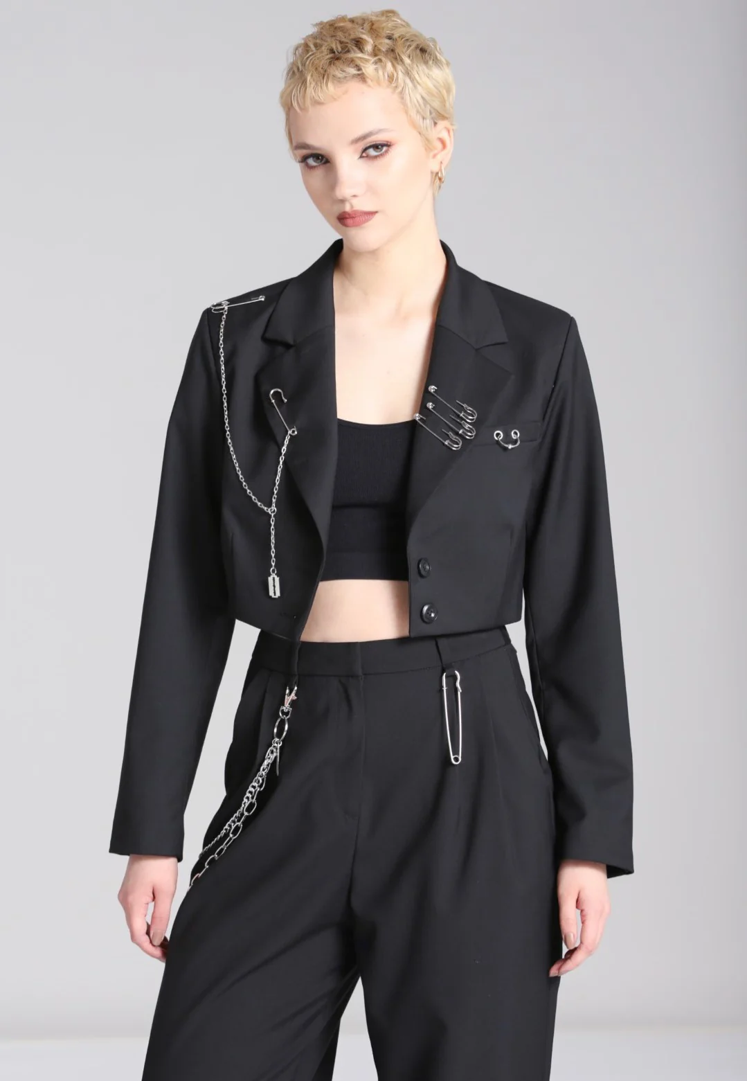 Hellbunny - Rebellion Black - Blazer - Image 2