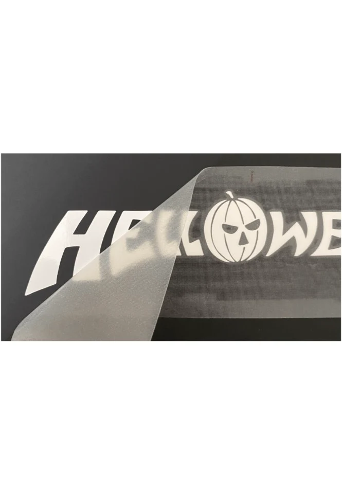 Helloween - Classic Logo White - Autoaufkleber - Image 3