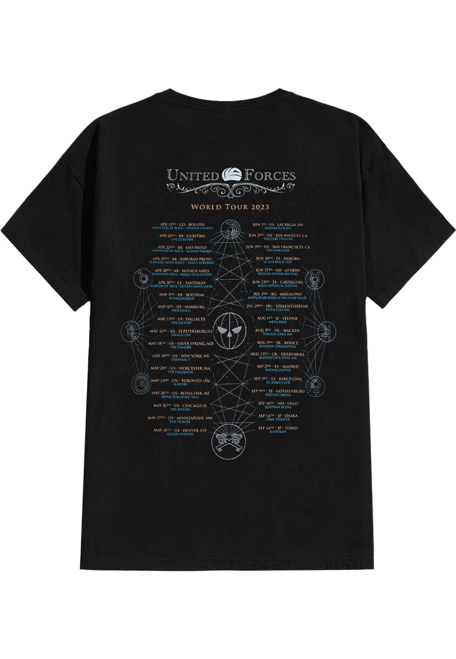 Helloween - Collage World Tour 2023 - T-Shirt - Image 2