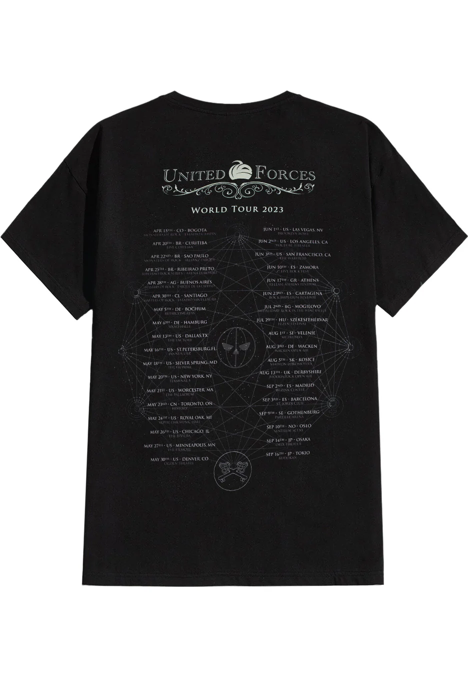 Helloween - Keeper & Eagle  World Tour 2023 - T-Shirt - Image 2