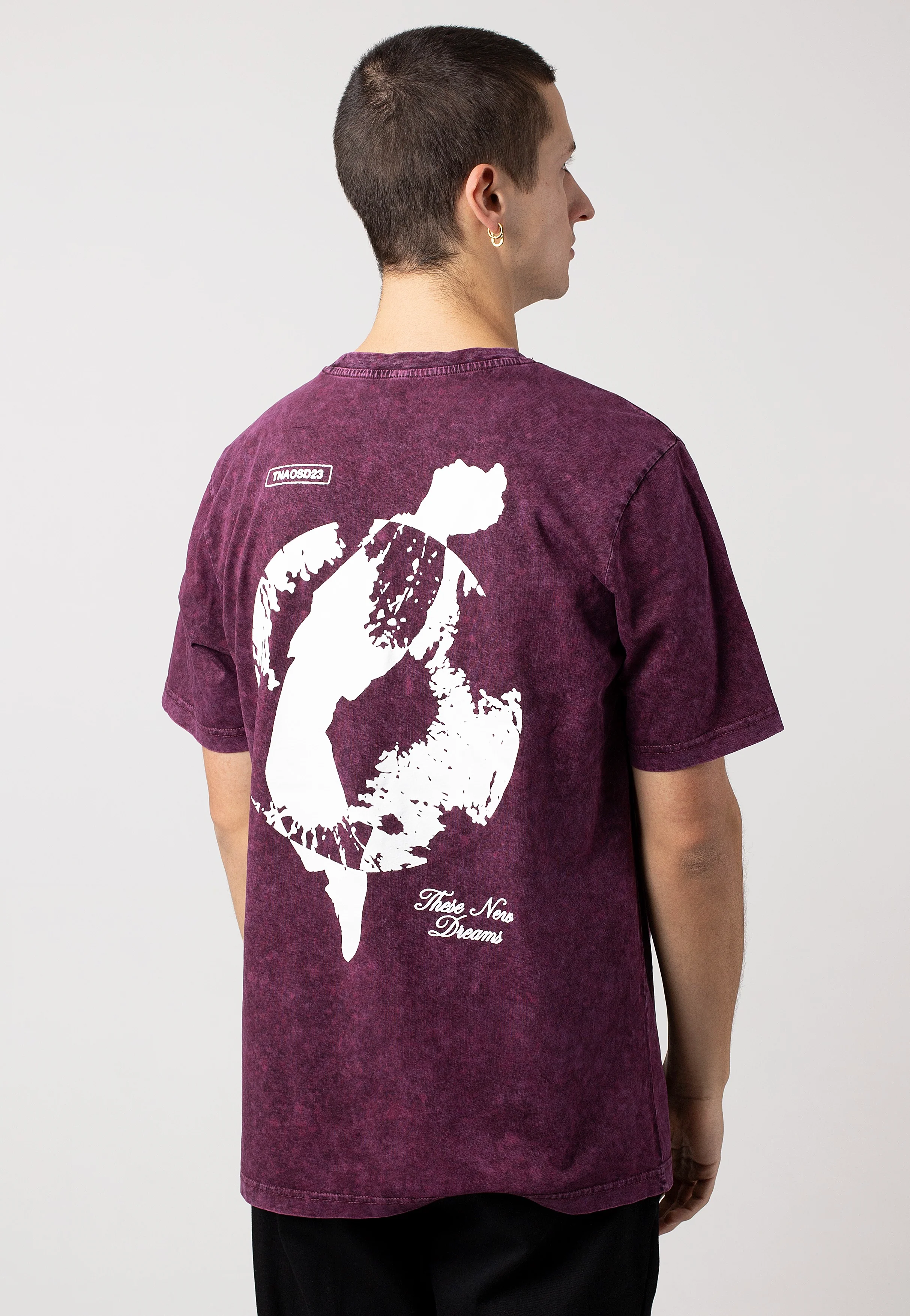 Holding Absence - These New Dreams Berry Black Acid Wash - T-Shirt - Image 4