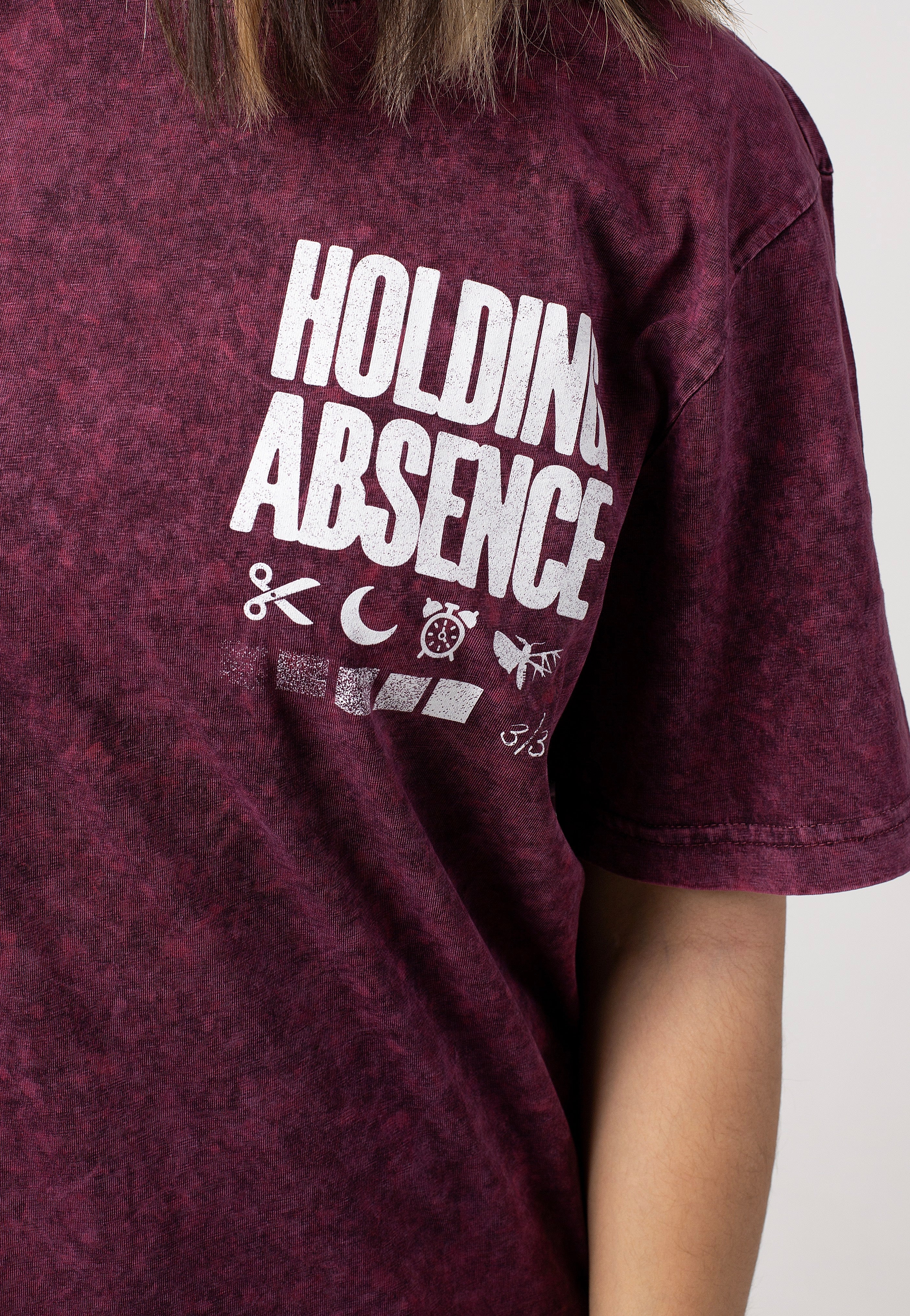 Holding Absence - These New Dreams Berry Black Acid Wash - T-Shirt - Image 7