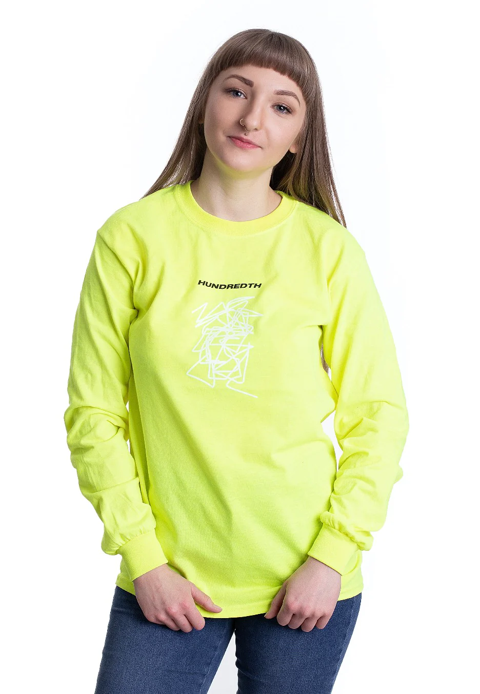 Hundredth - Scribble Safety Green - Longsleeve - Image 5