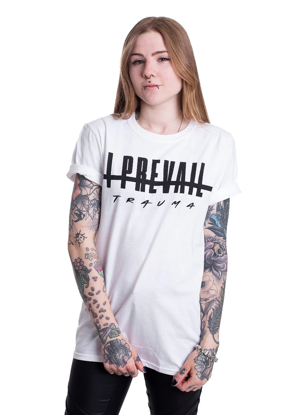 I Prevail - Diagonal White - T-Shirt - Image 5