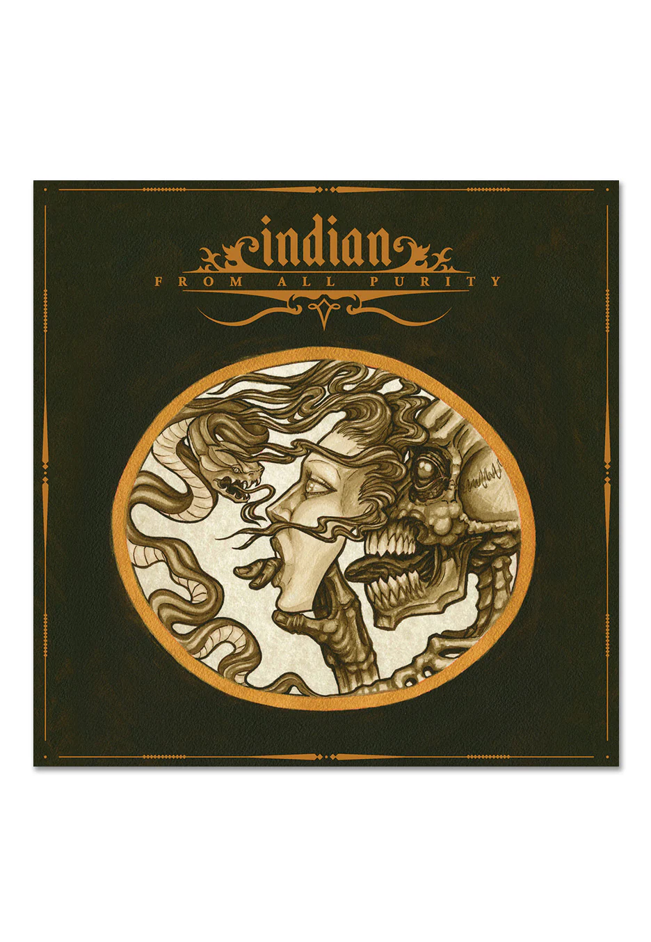 Indian - From All Purity Ltd. Swamp Green/Metallic Gold - Splattered Vinyl - Image 2