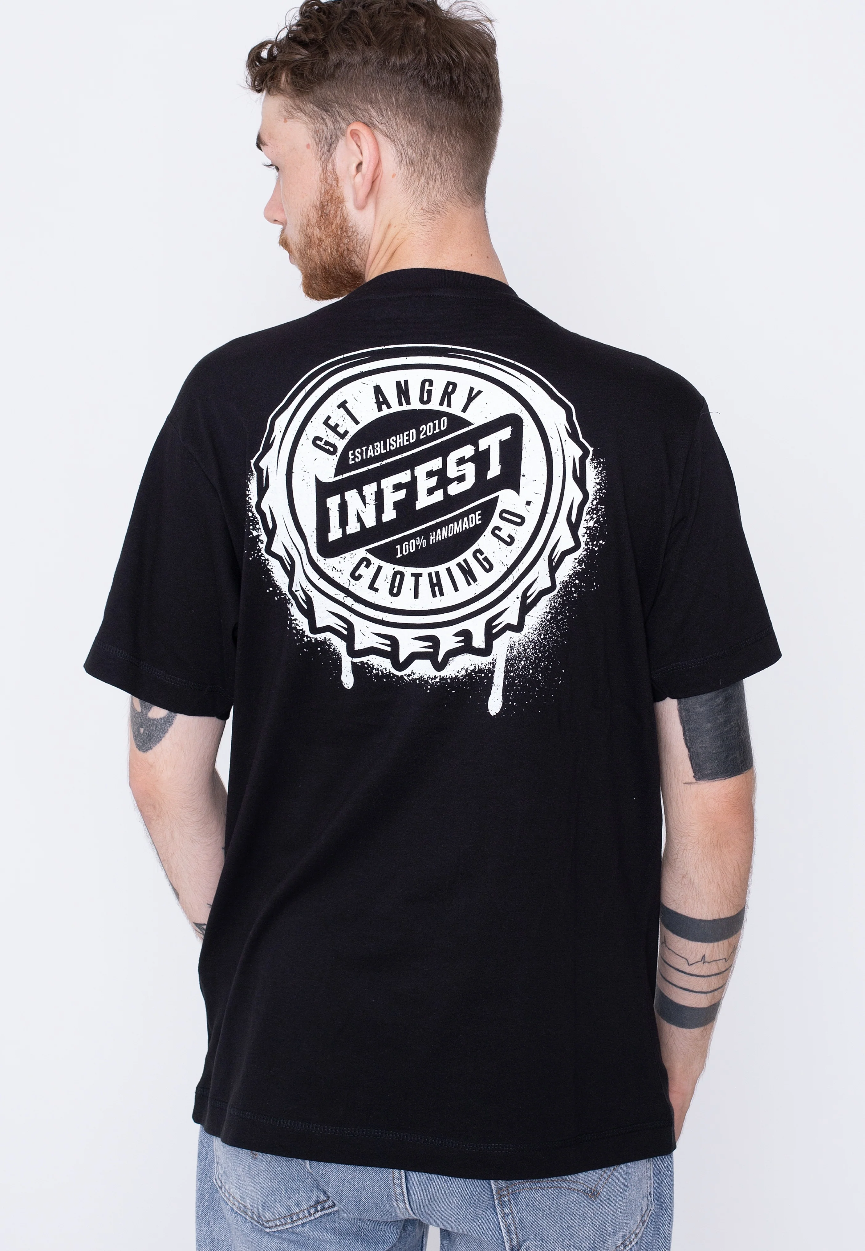 Infest Clothing - Drink Deep Black - T-Shirt - Image 3