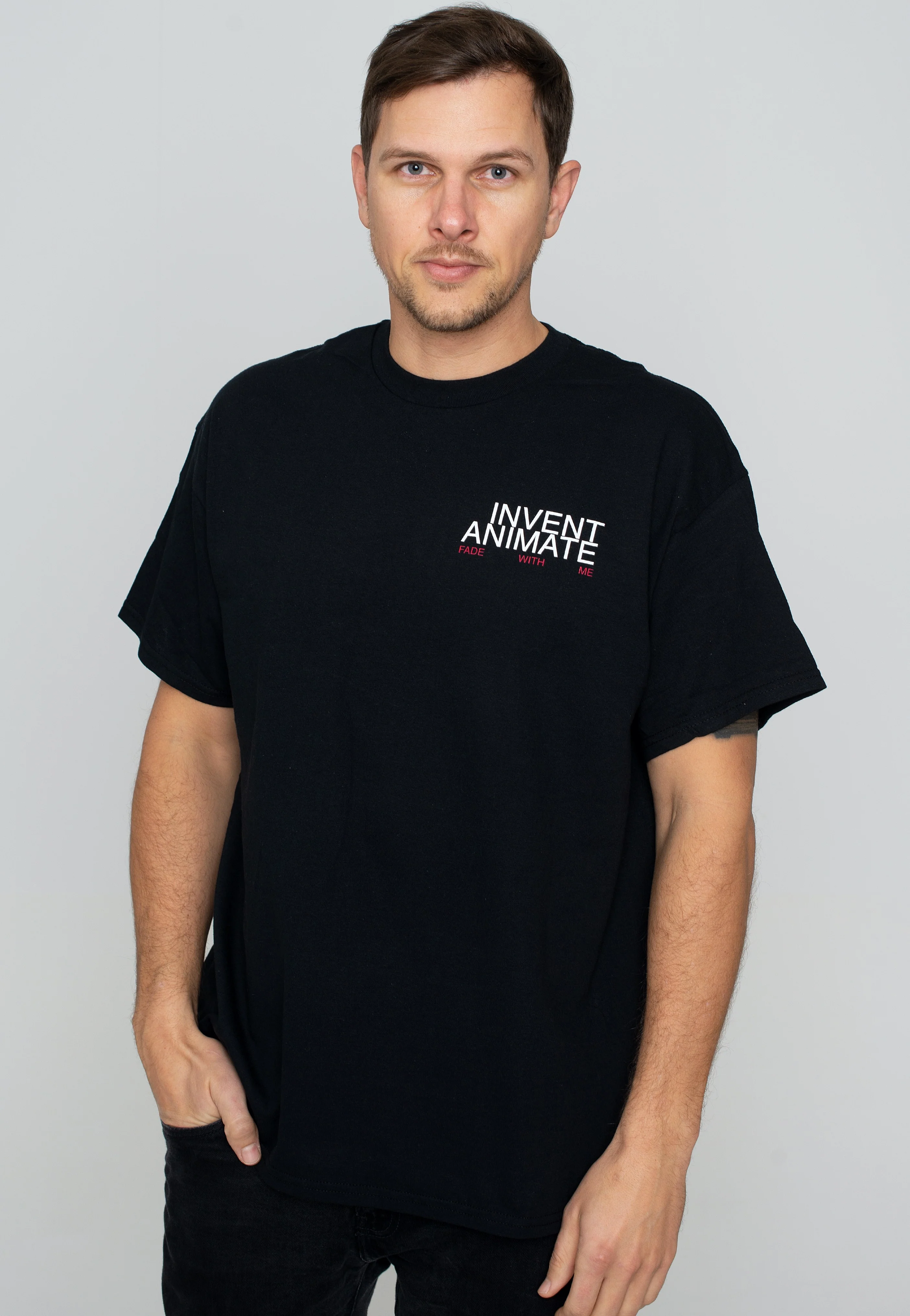 Invent Animate - Grey View - T-Shirt - Image 3