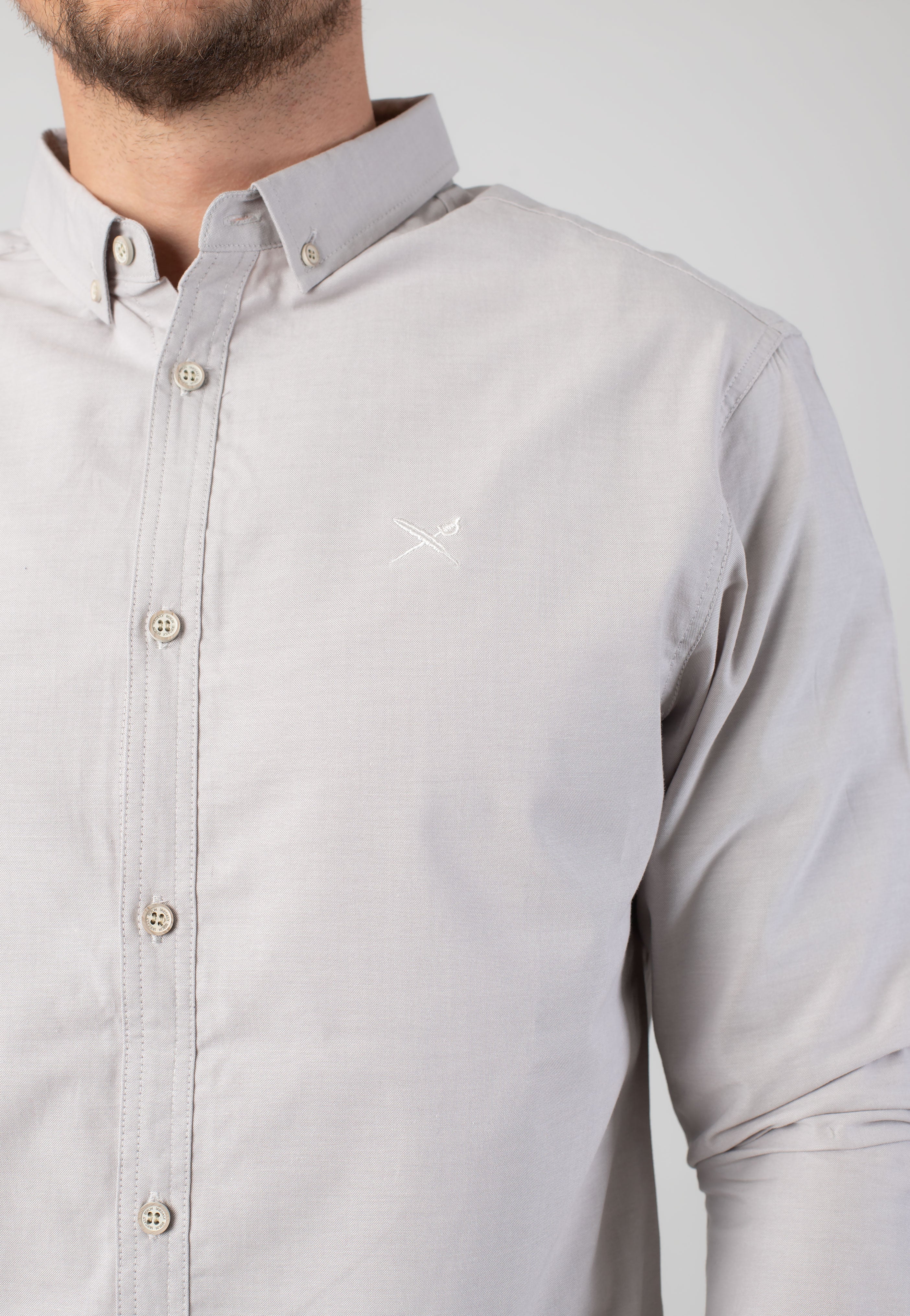 Iriedaily - Samuel LS Cloud Grey - Shirt - Image 3