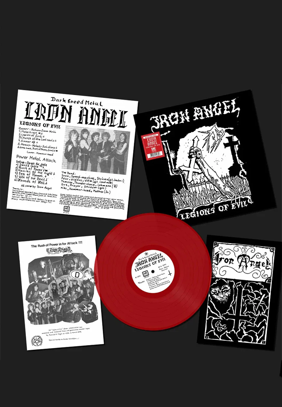 Iron Angel - Legions Of Evil Ltd. Blood Red - Colored Vinyl