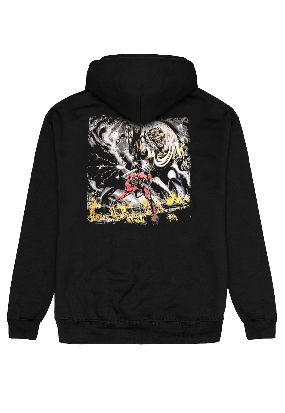 Iron Maiden - Vintage Logo Faded Edge Album - Hoodie - Image 2