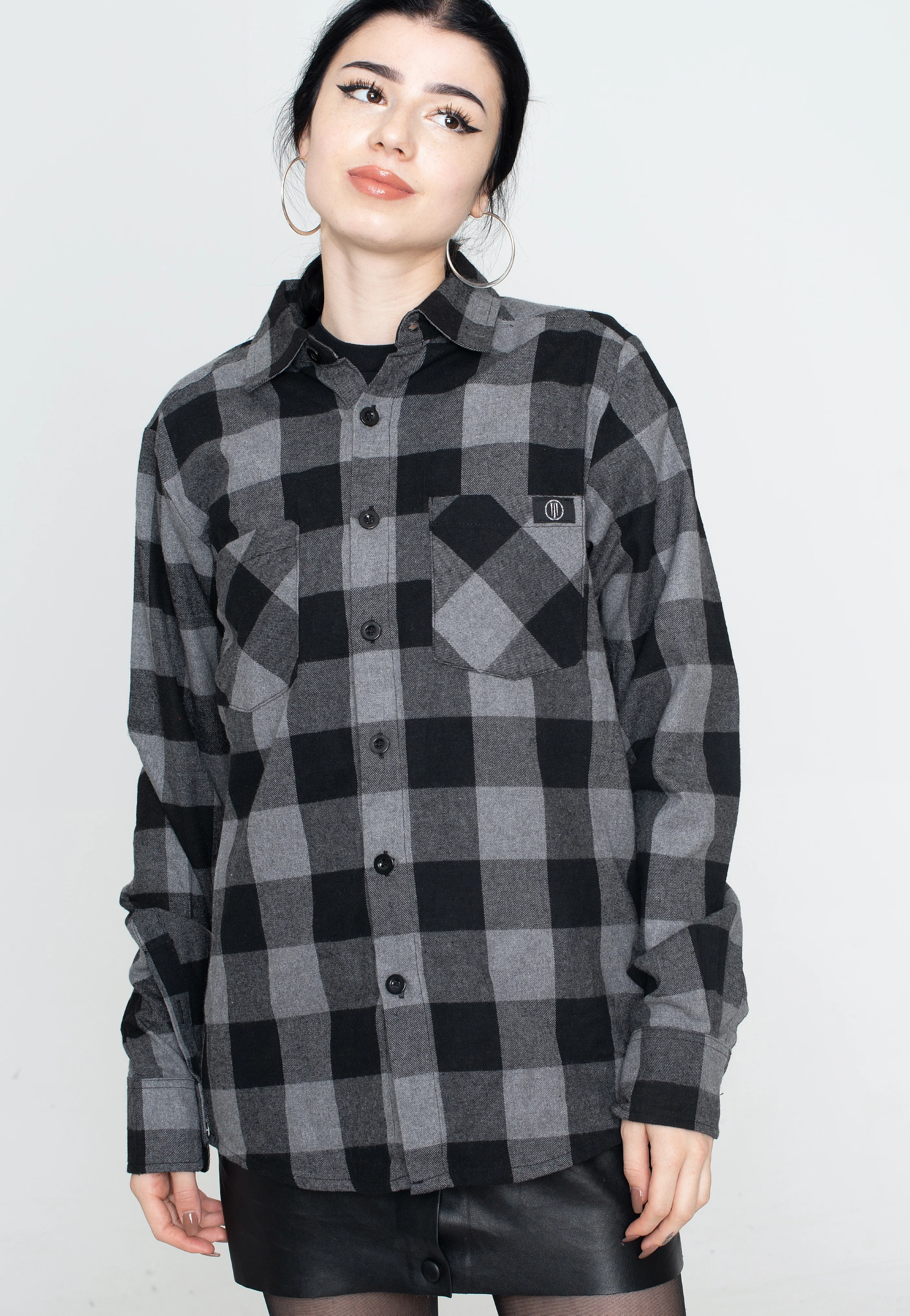 Ironnail - Hooft Black/Charcoal Flanell - Shirt - Image 9