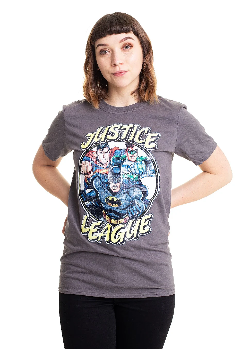 Justice League - Team Grey - T-Shirt - Image 3