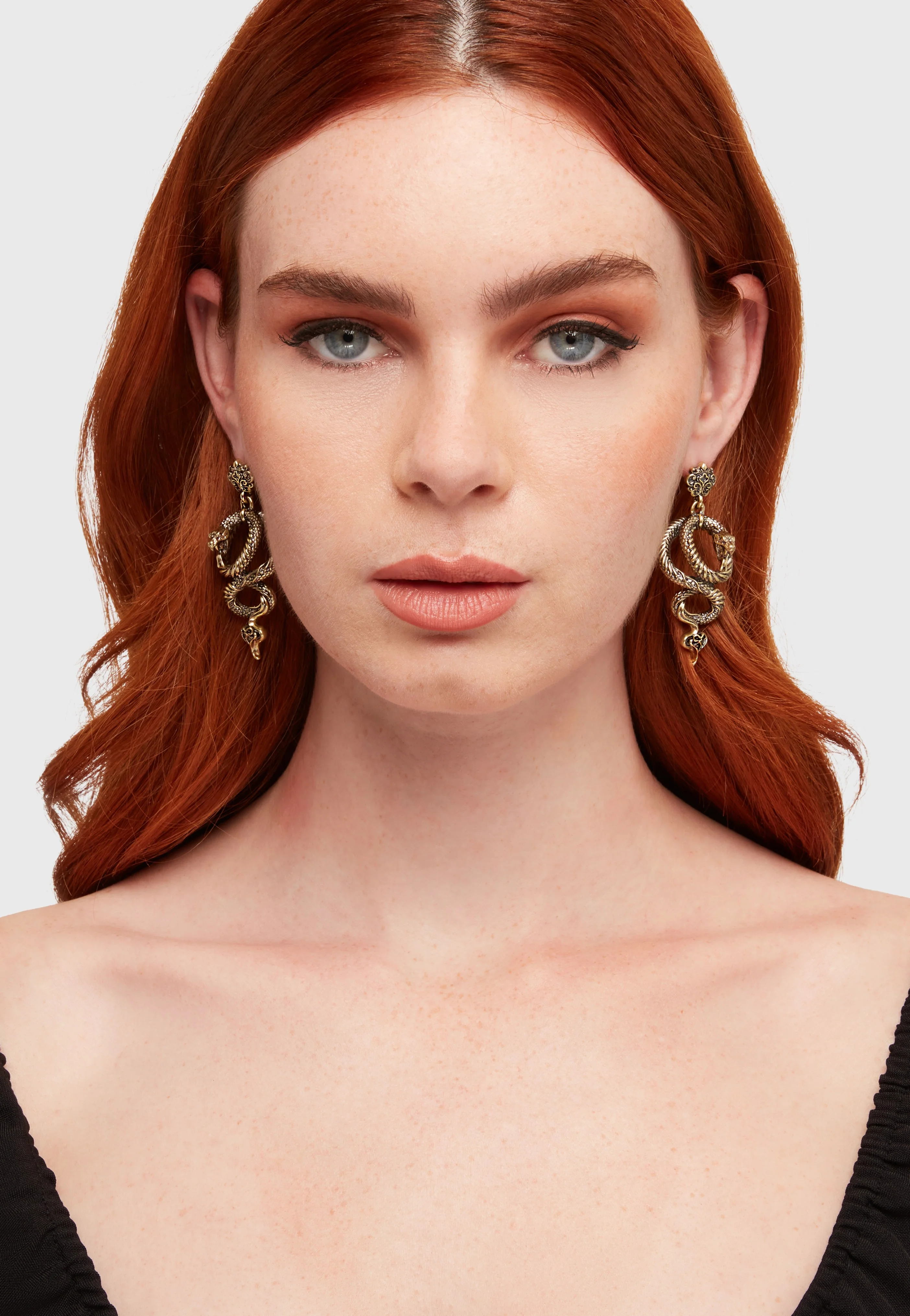 Killstar - Deadly Coil Gold - Earrings - Image 3