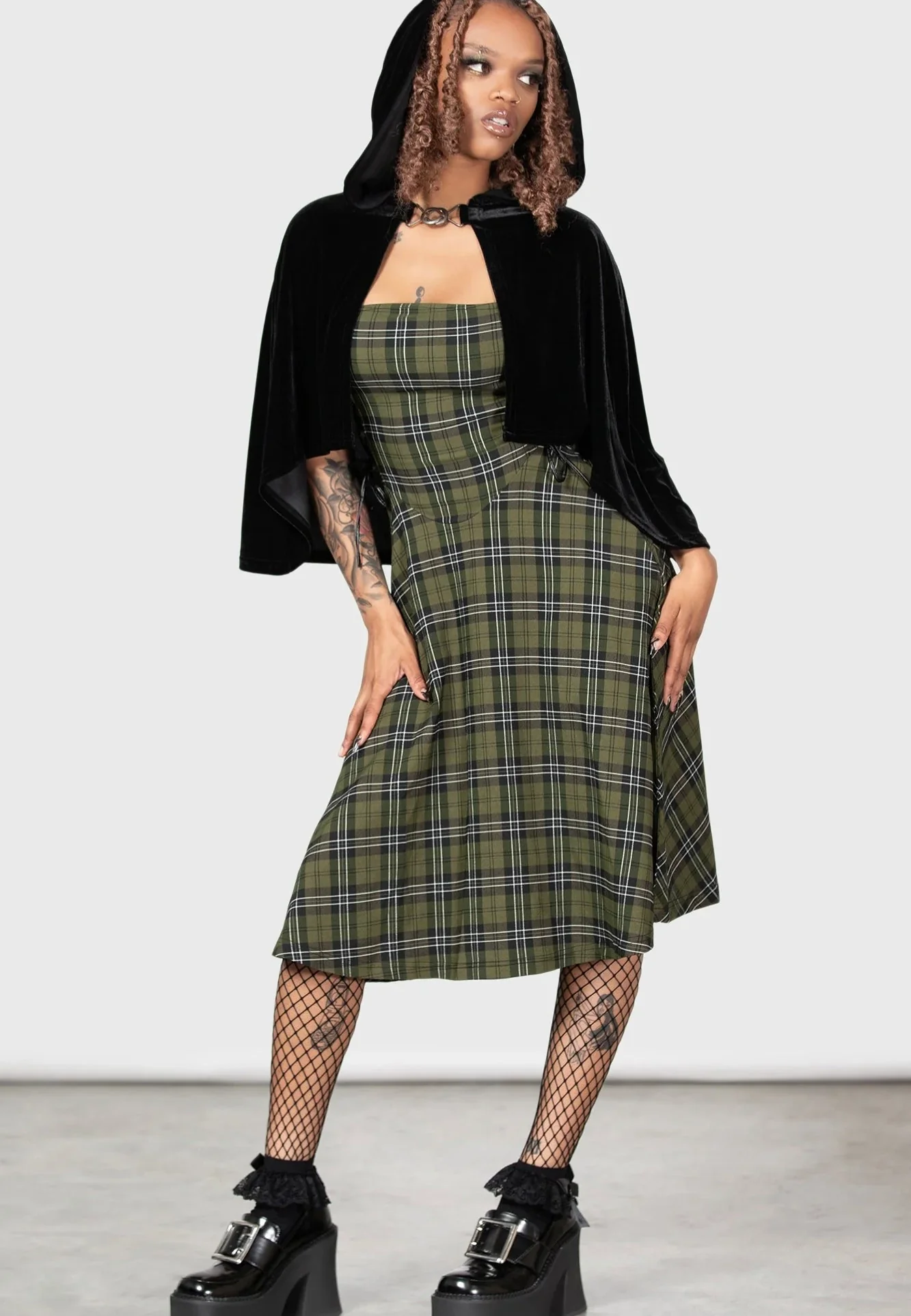 Killstar - Elyswyth Strapless Green - Dress - Image 2