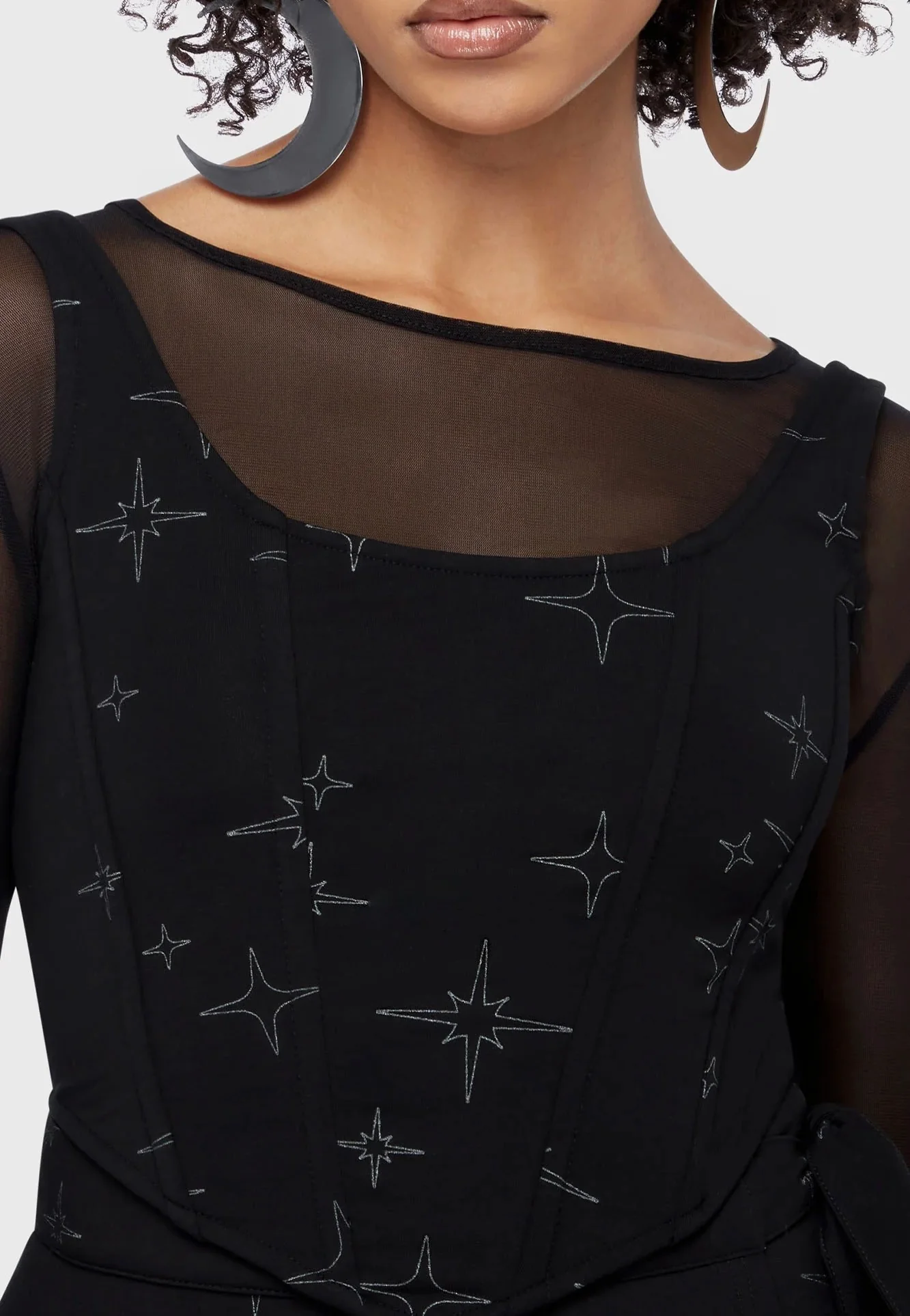 Killstar - Ethereal Night Black - Corset - Image 2