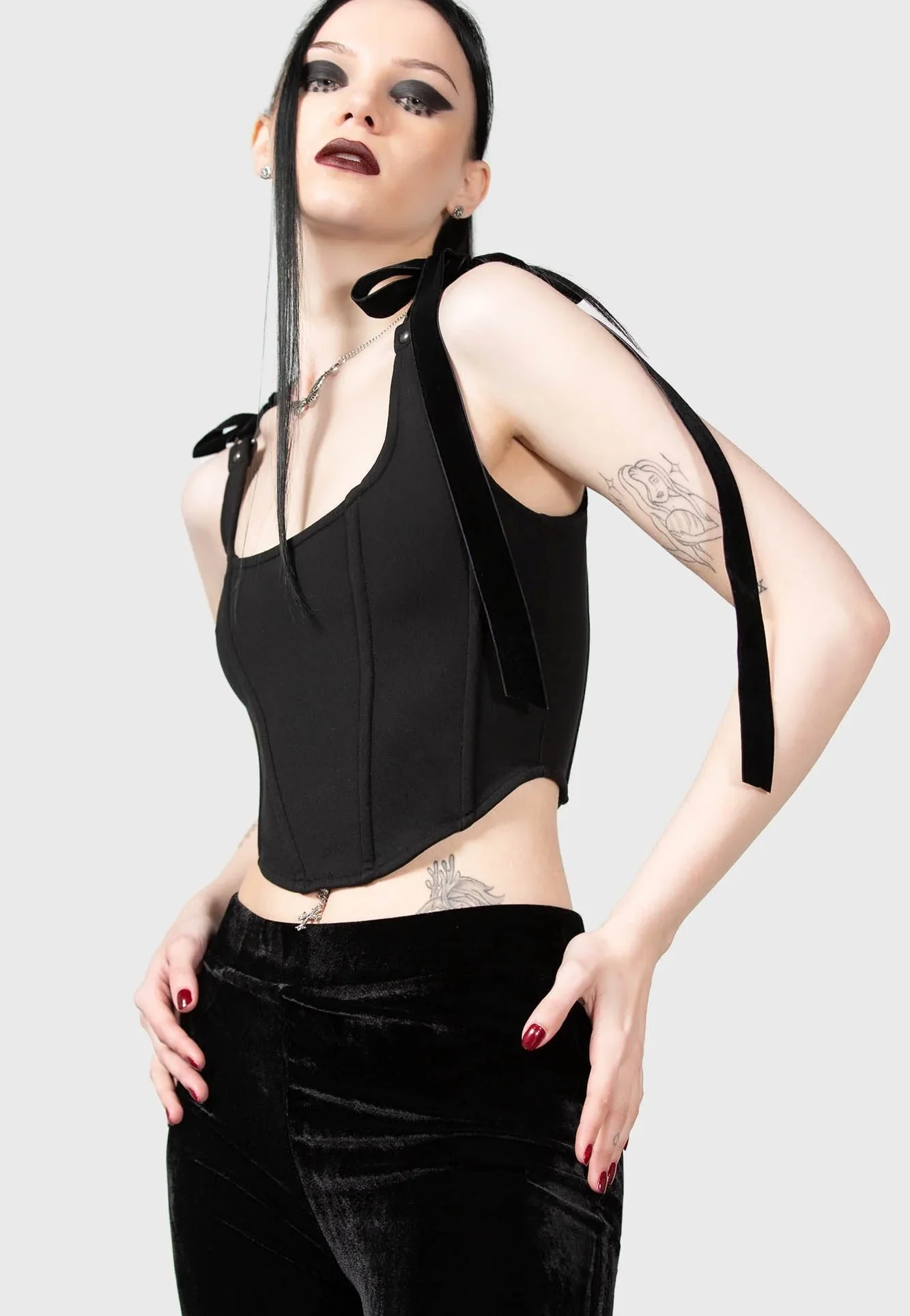 Killstar - Flora Black - Corset - Image 2