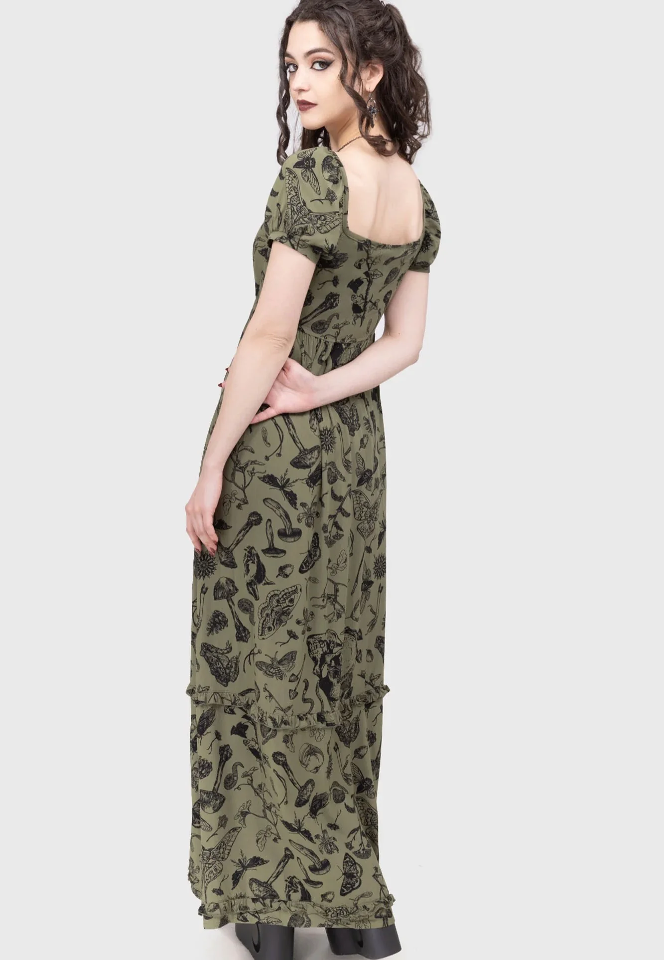 Killstar - Forestine Maxi Green - Dress - Image 2