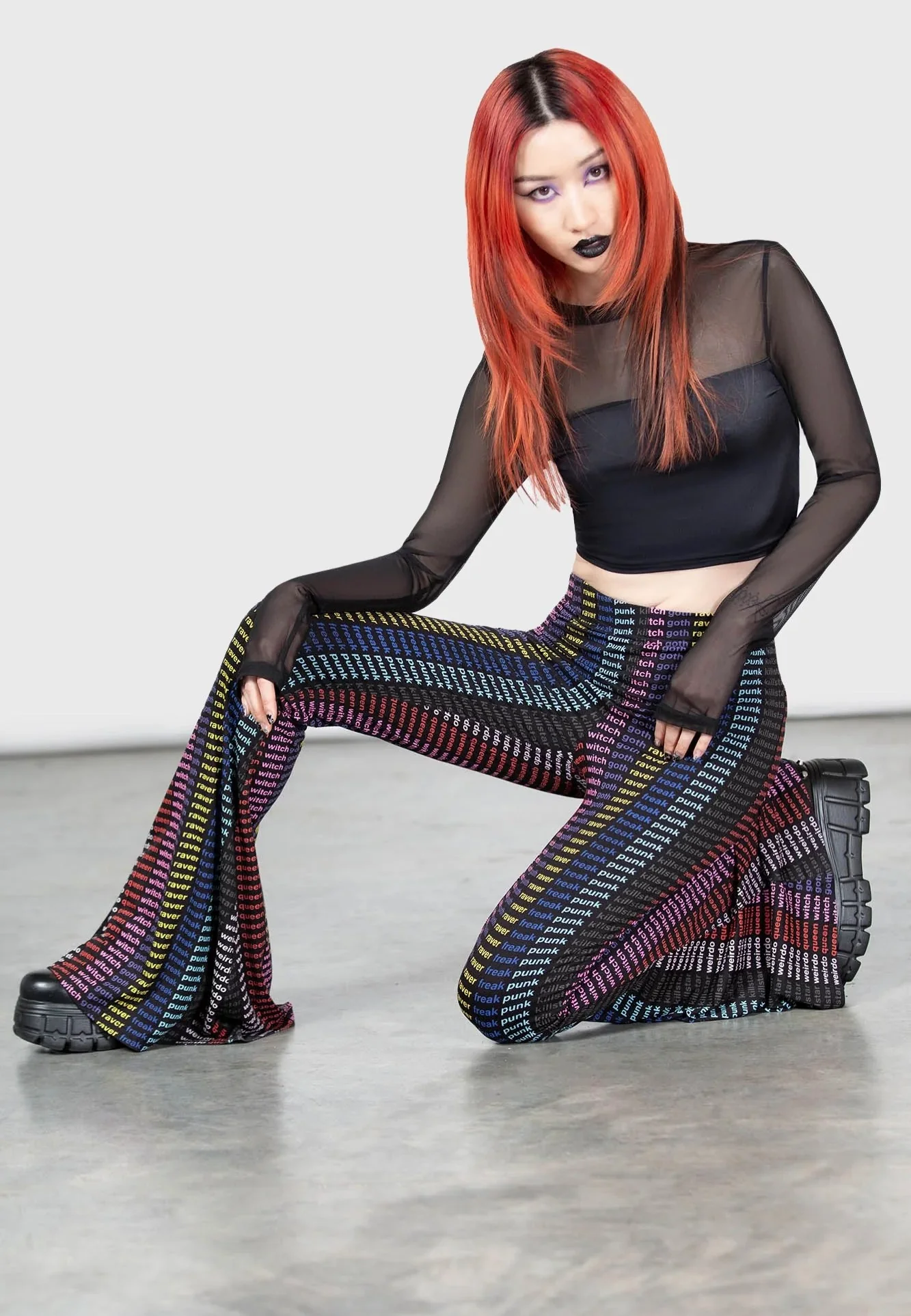 Killstar - Ghoul Sweat Crop Black - Top - Image 2
