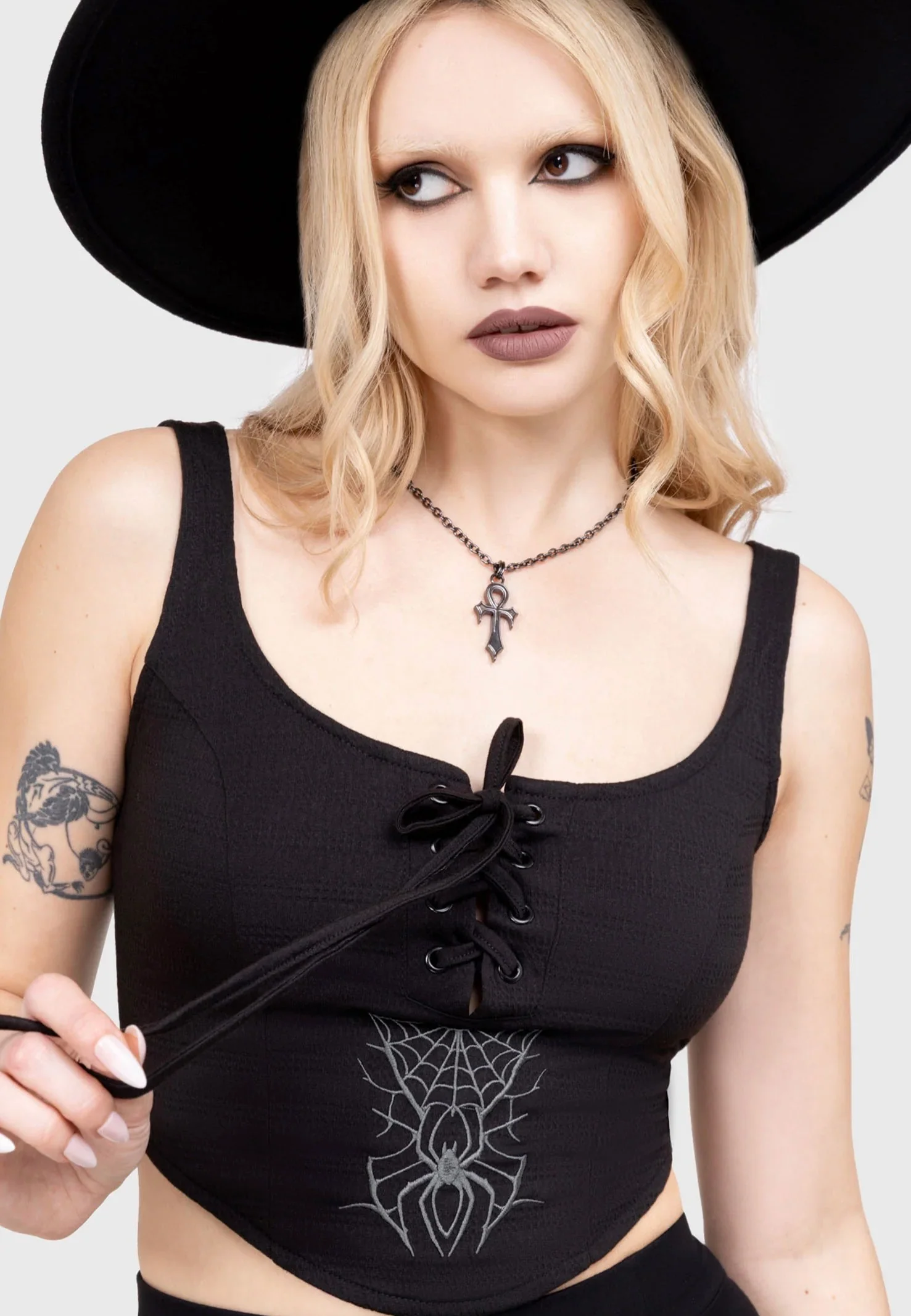 Killstar - Grimwatch Black - Corset - Image 3