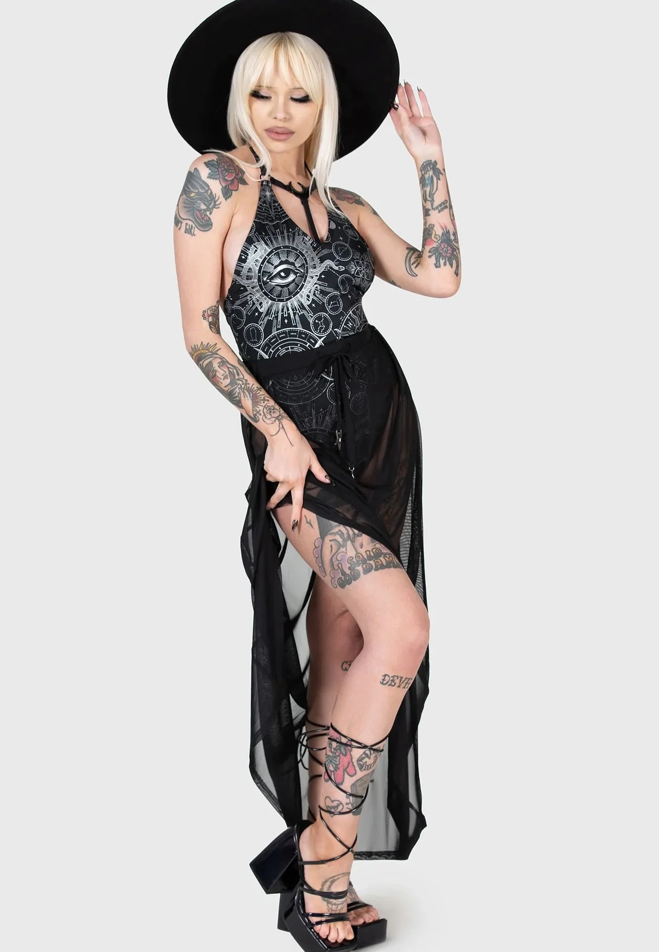 Killstar - Lunar Tide Black - Swimsuit - Image 4