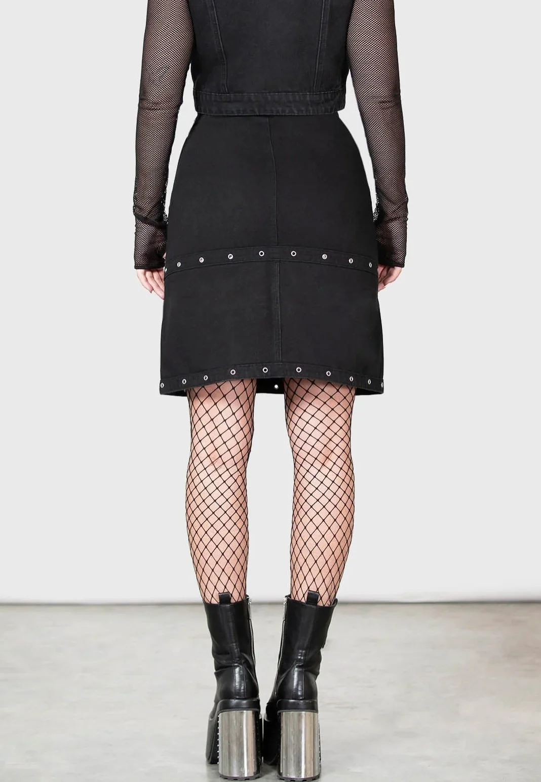 Killstar - Punktured Black - Skirt - Image 5