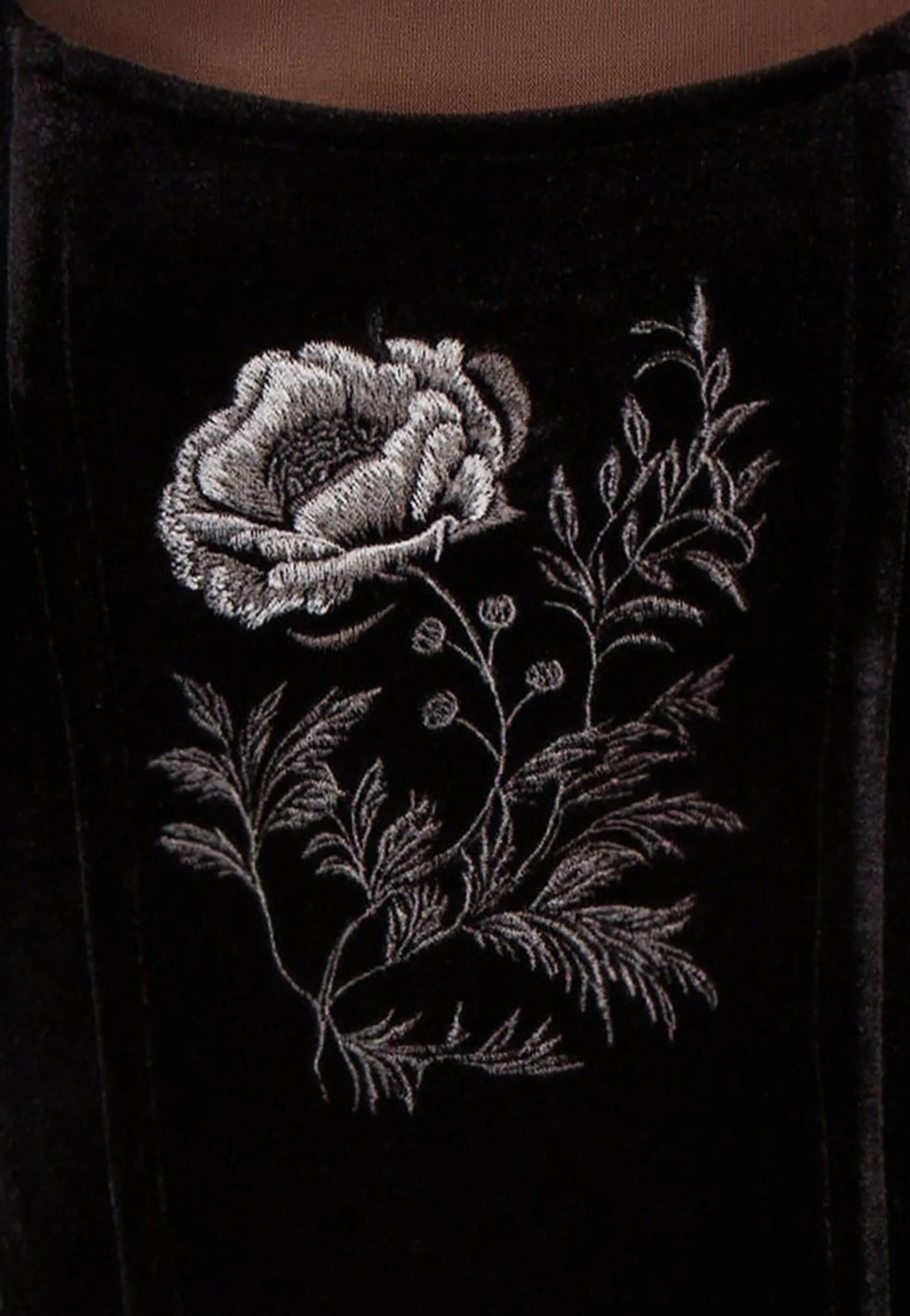 Killstar - Ravens Rose Black - Corset - Image 3