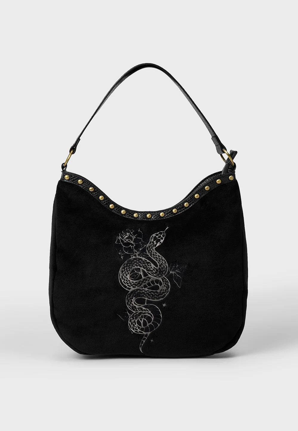 Killstar - Serpent & Thorn Black/Purple - Shoulder Bag - Image 5