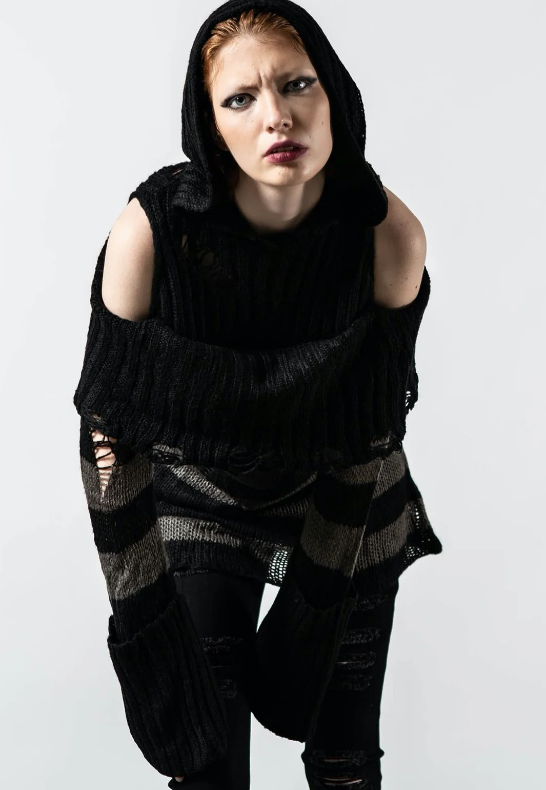 Killstar - Shallow Grave Black/Ash - Hoodie - Image 3
